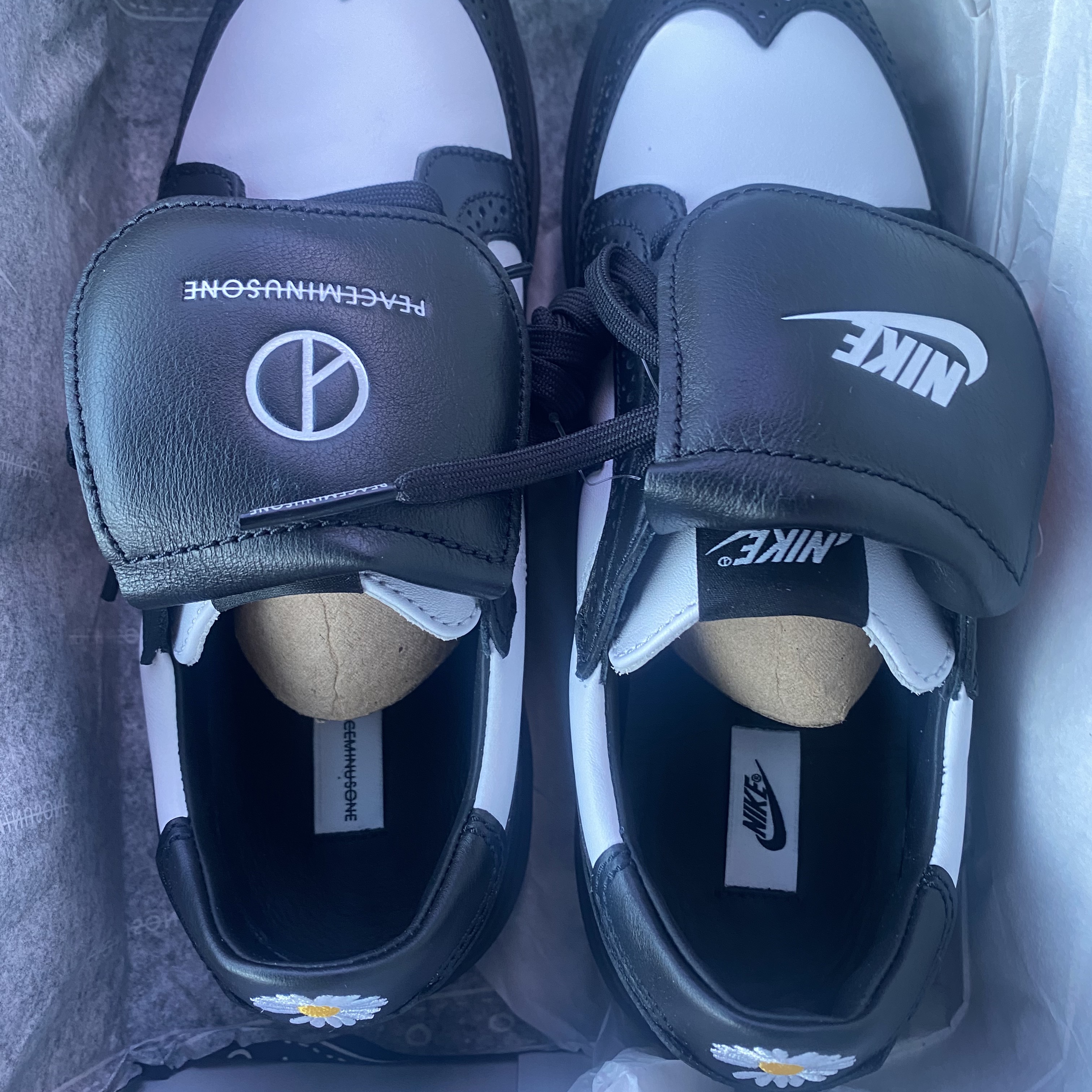 Nike x Peaceminusone Kwondo1 Black and White ์ฐฉ์ฉ ์คํ์ผ - 3
