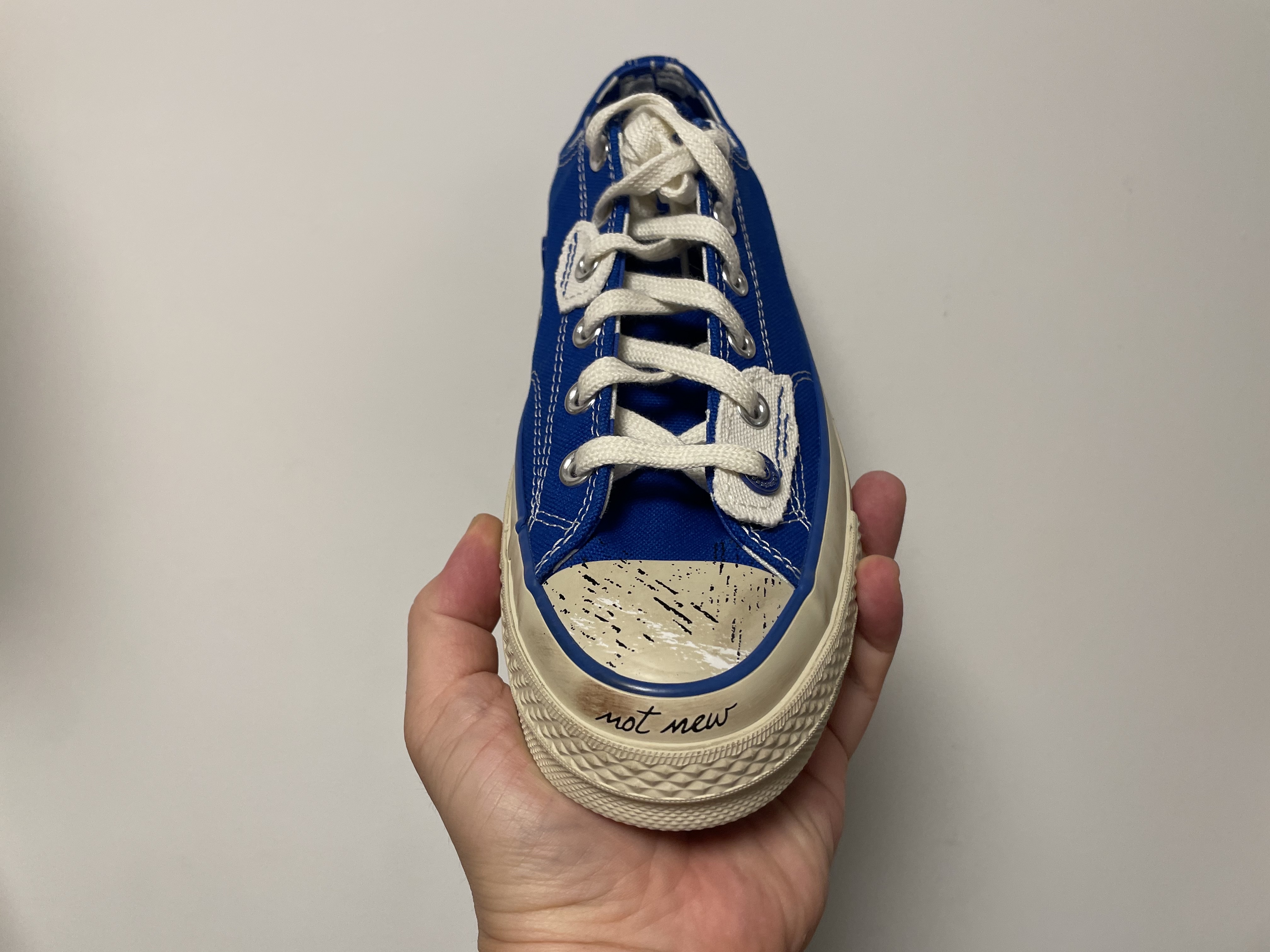 Converse x Ader Error Chuck 70 Ox Imperial Blue 착용 스타일 - 4