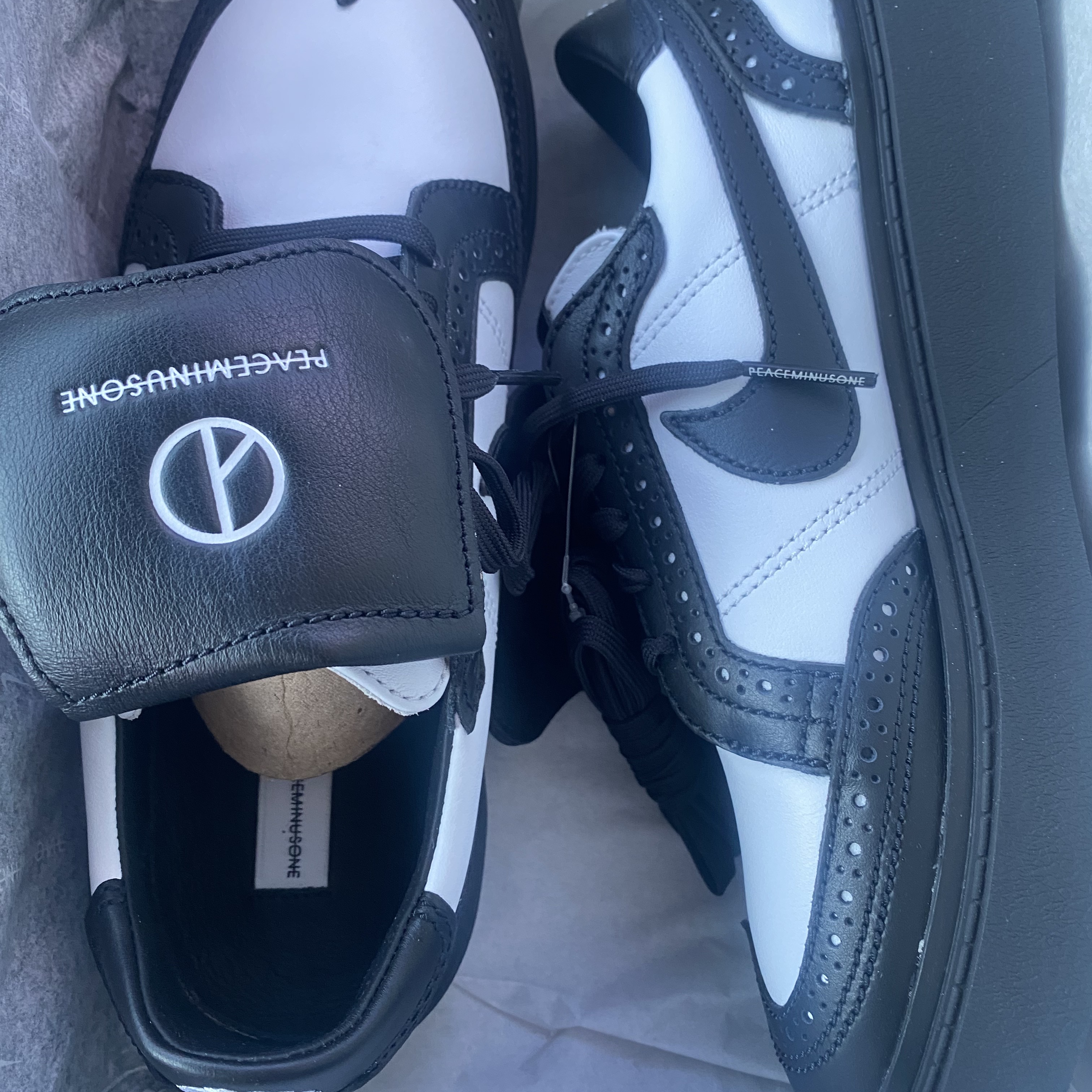Nike x Peaceminusone Kwondo1 Black and White ์ฐฉ์ฉ ์คํ์ผ - 1