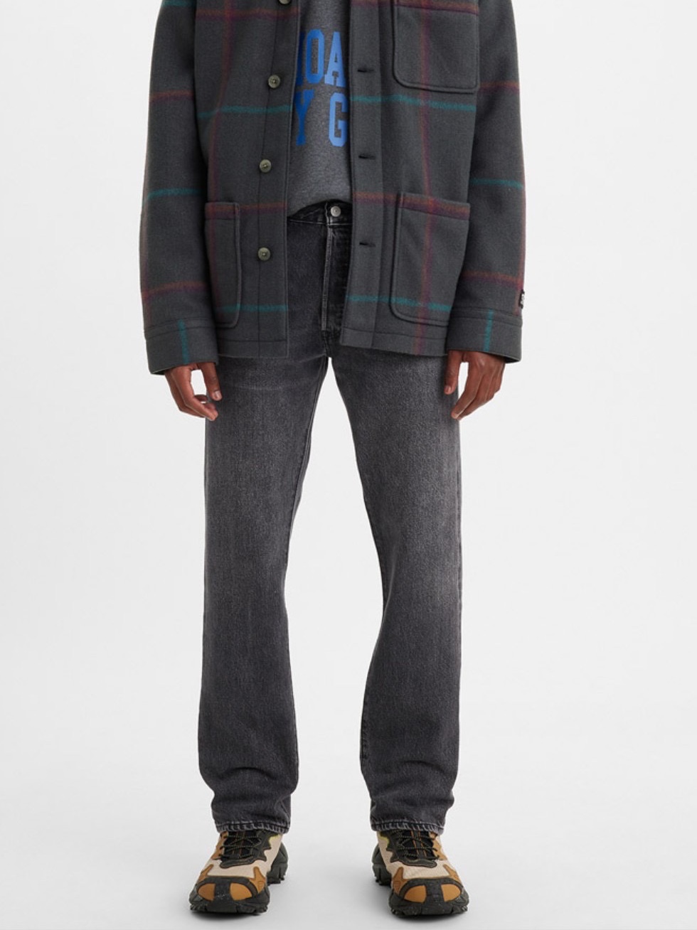 Levi's 501 Original Fit Jean Black 착용 스타일