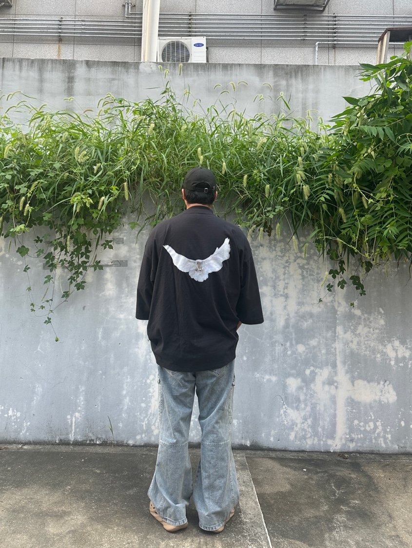 Stussy Stock Low Pro Cap Black, Gentle Monster x Maison Margiela MM011 Clear Black Gradient 착용 스타일 - 2