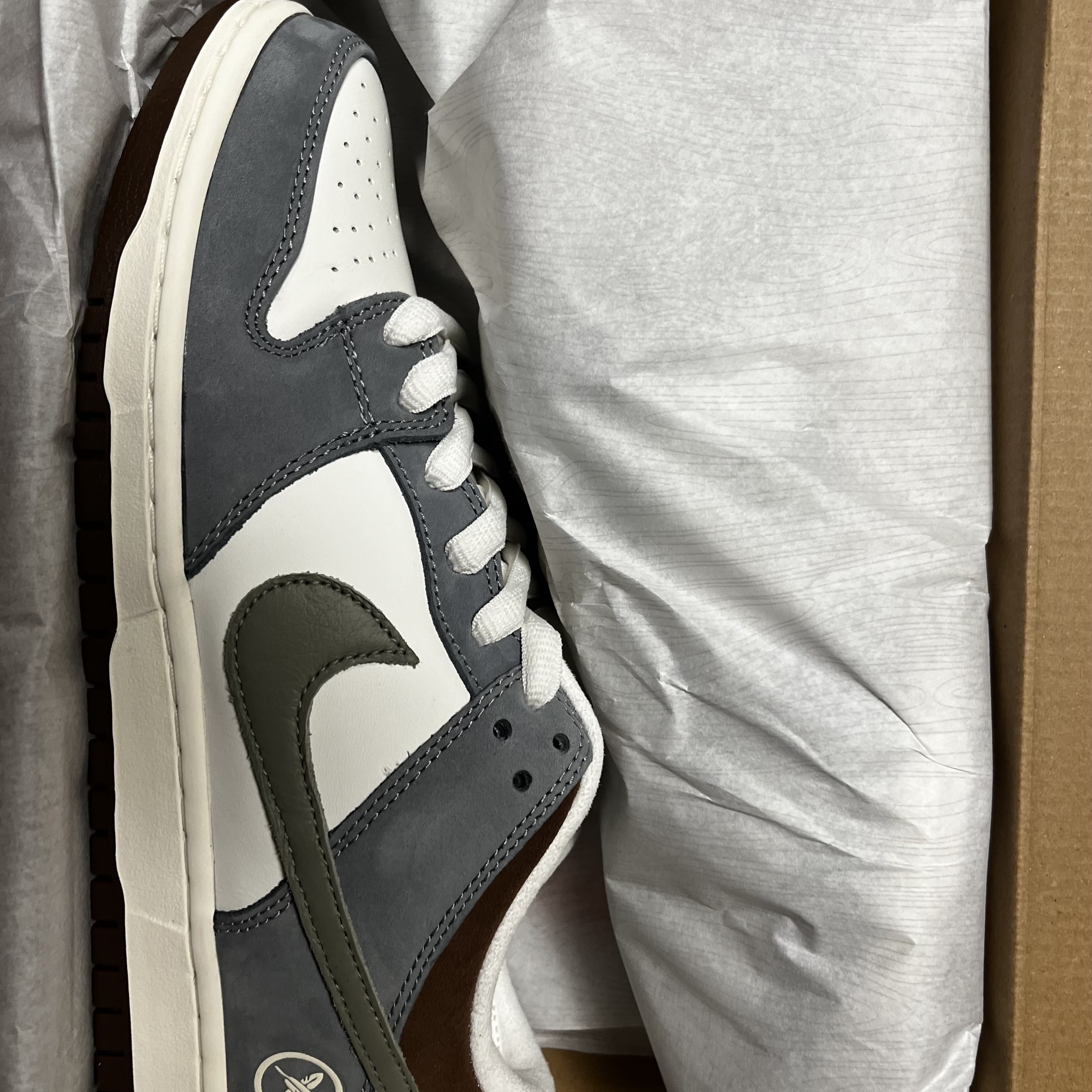 Nike x Yuto Horigome SB Dunk Low Wolf Grey 착용 스타일 - 1