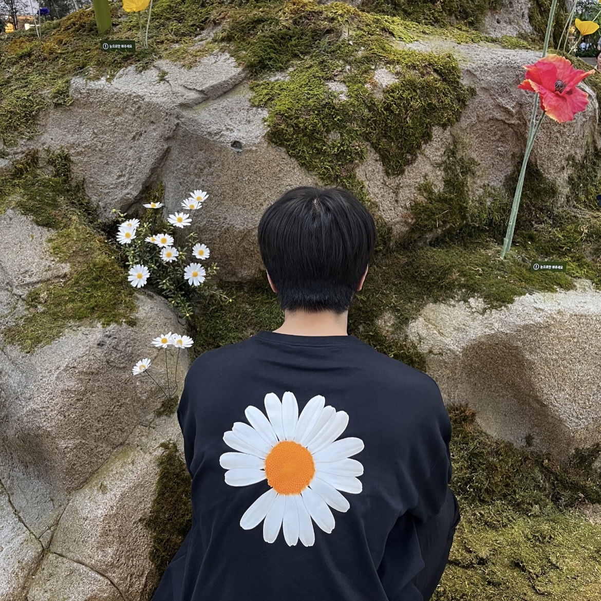 Nike x Peaceminusone LS T-Shirt Black (DR0098-010) 착용 스타일