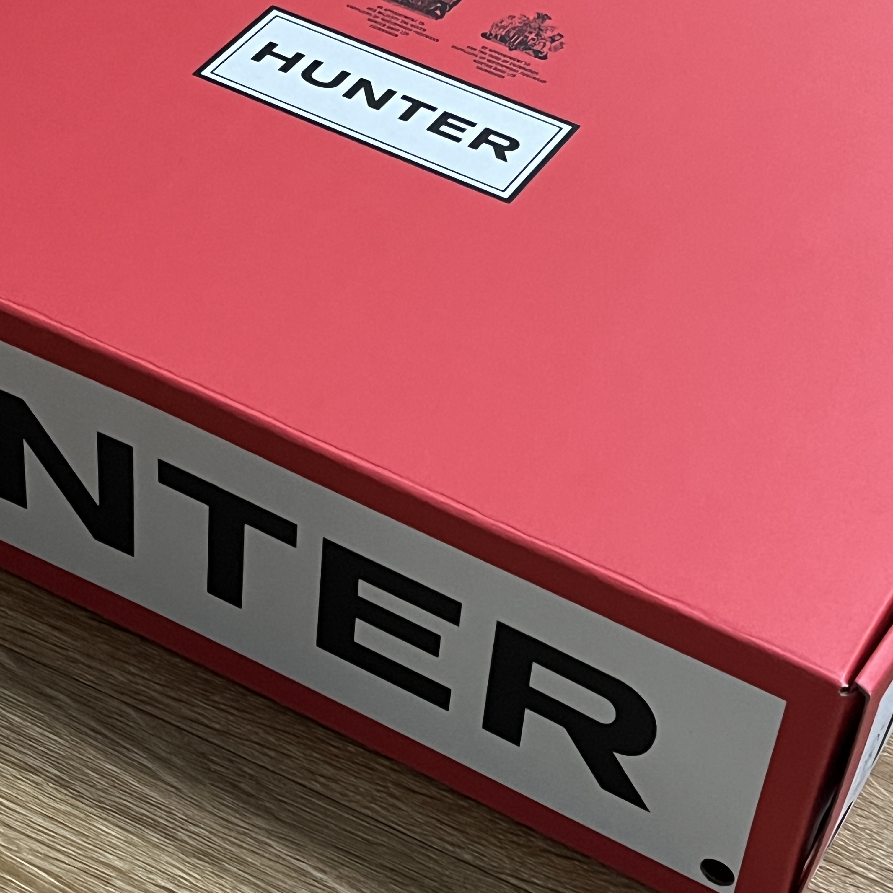 (W) Hunter Play Tall Wellington Rain Boots Black 착용 스타일