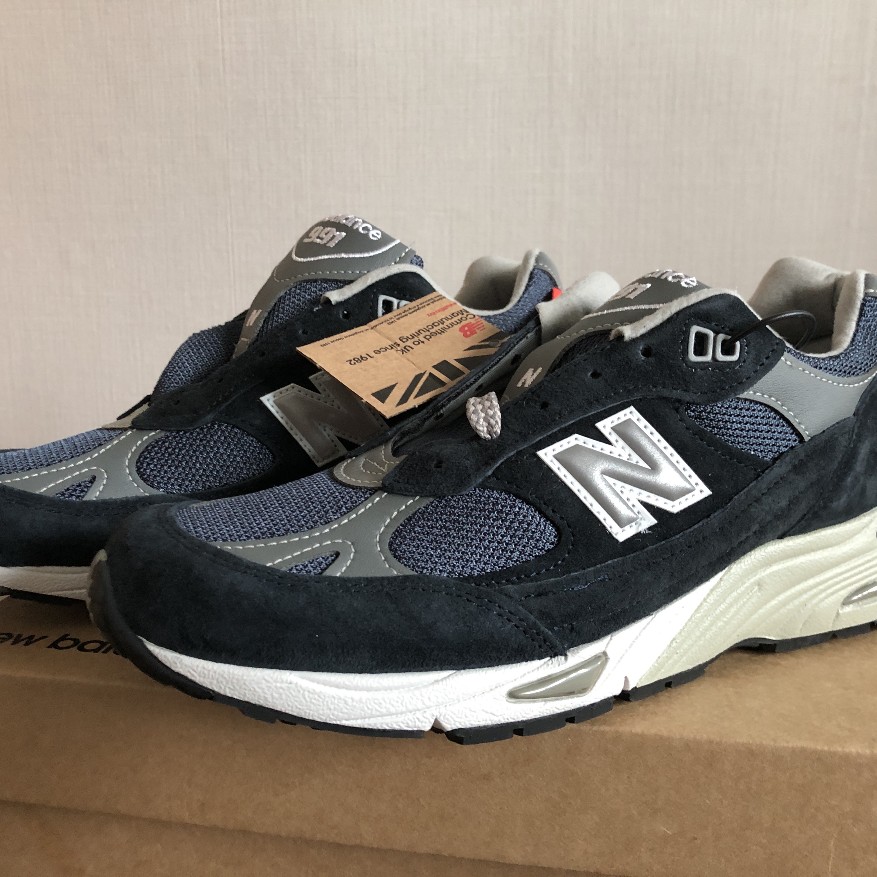 New Balance 991 Made in UK Navy 착용 스타일