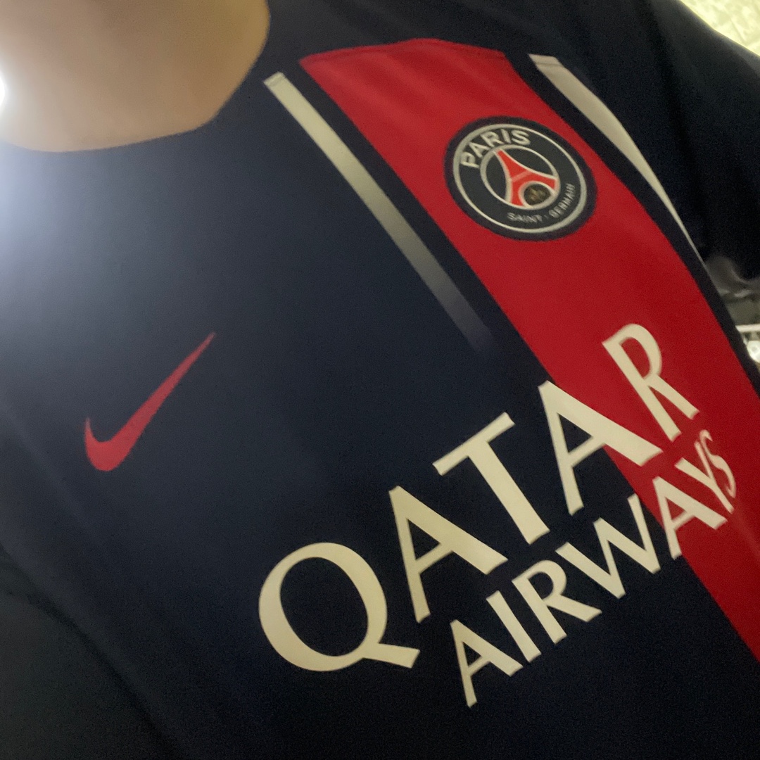 Nike Paris Saint-Germain 2023/24 Dri-Fit Stadium Home Jersey Midnight Navy (Non Marking Ver.) 착용 스타일