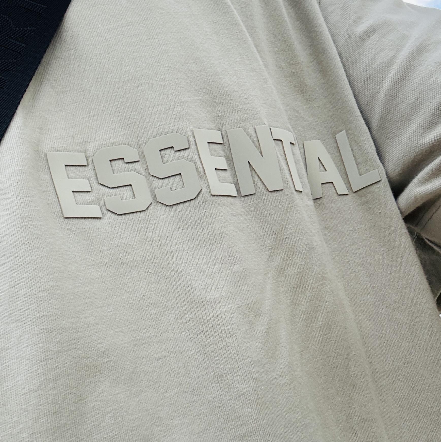Essentials SS T-Shirt Seal - 23SS, Jordan 1 Retro High OG Taxi 착용 스타일 - 3