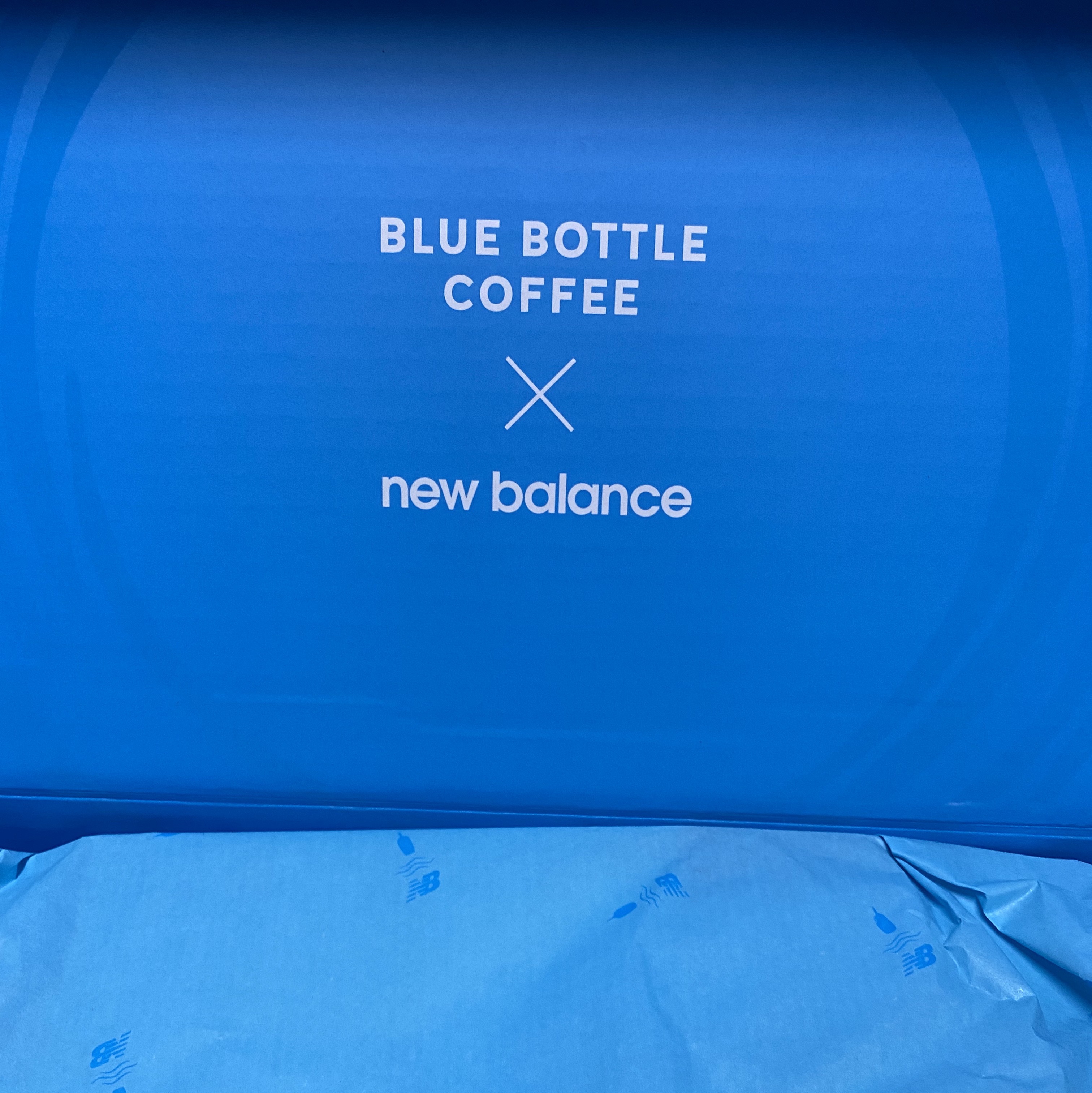 New Balance x Blue Bottle Coffee Fresh Foam X 1080v12 Undyed With Blue - 2E Wide, (W) New Balance x Blue Bottle Coffee Fresh Foam X 1080v12 Undyed with Blue - D Wide 착용 스타일 - 4