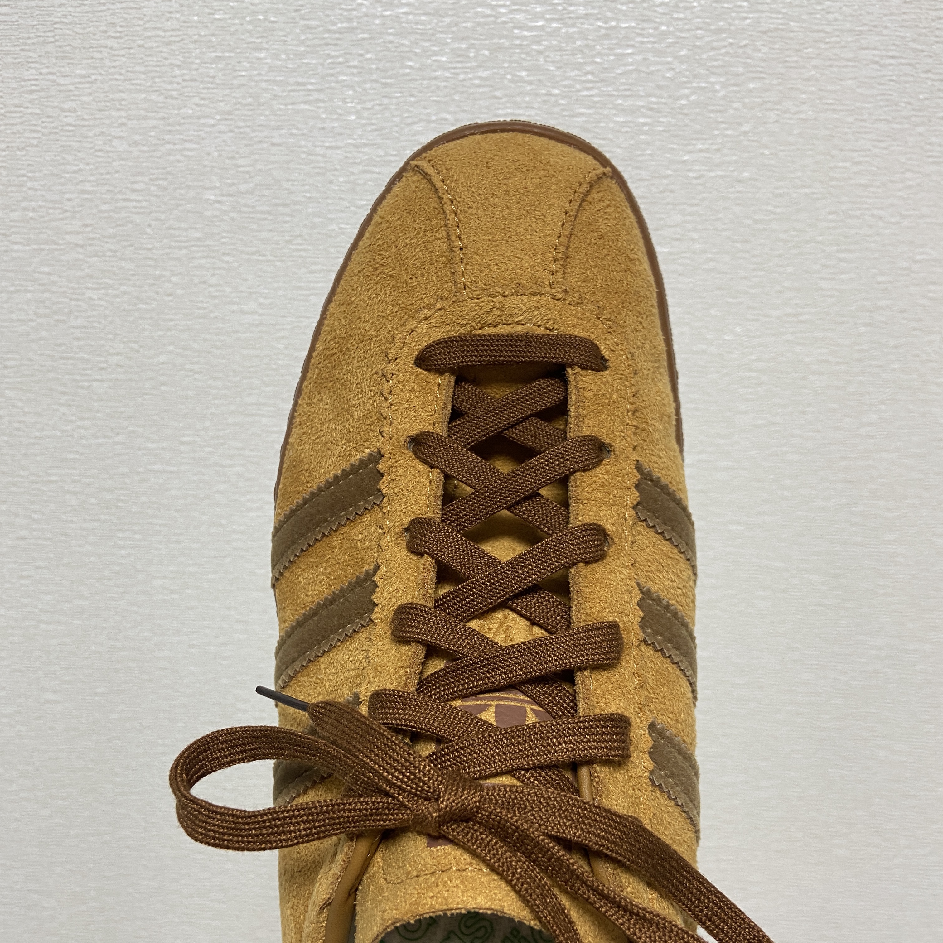 Adidas Tobacco Gruen Mesa Brown Desert 착용 스타일 - 1