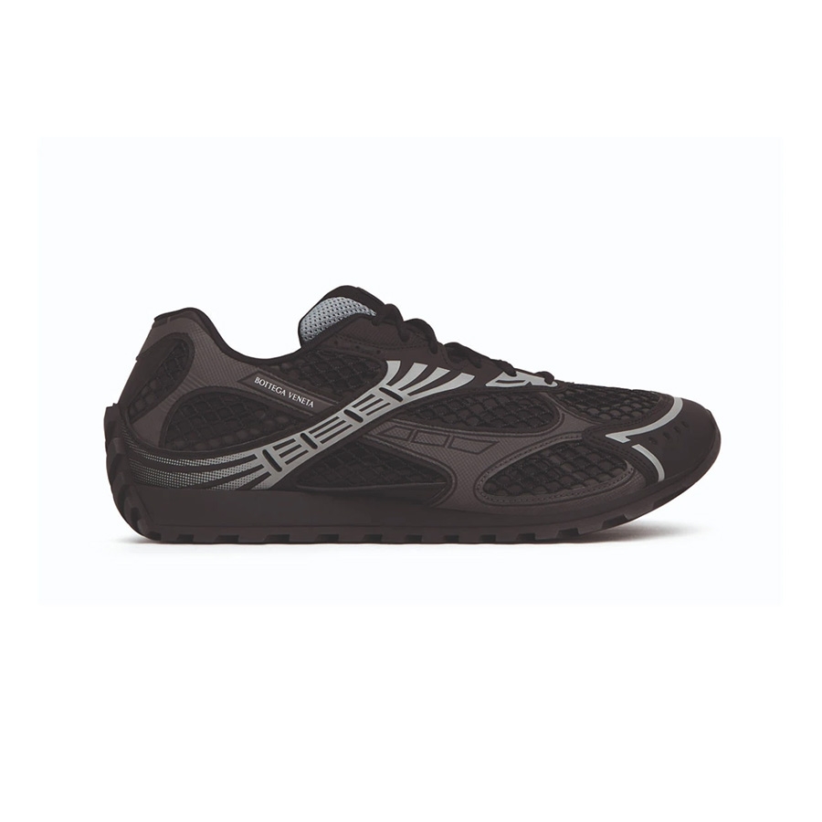 (W) Bottega Veneta Orbit Sneaker Silver Parakeet, (W) Bottega Veneta Orbit Sneaker Silver White 착용 스타일 - 4