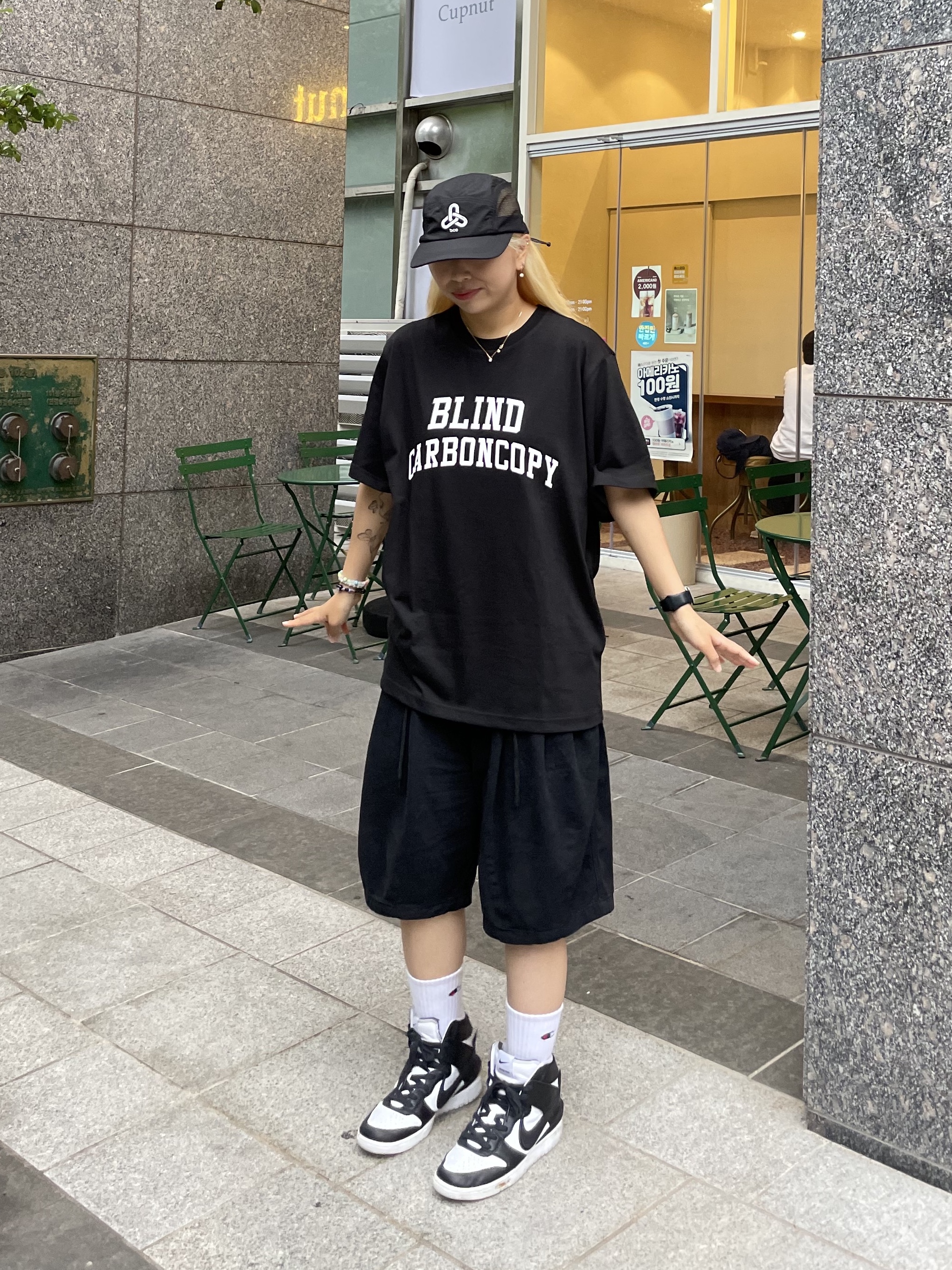 Nike x Ambush Dunk High Black 착용 스타일