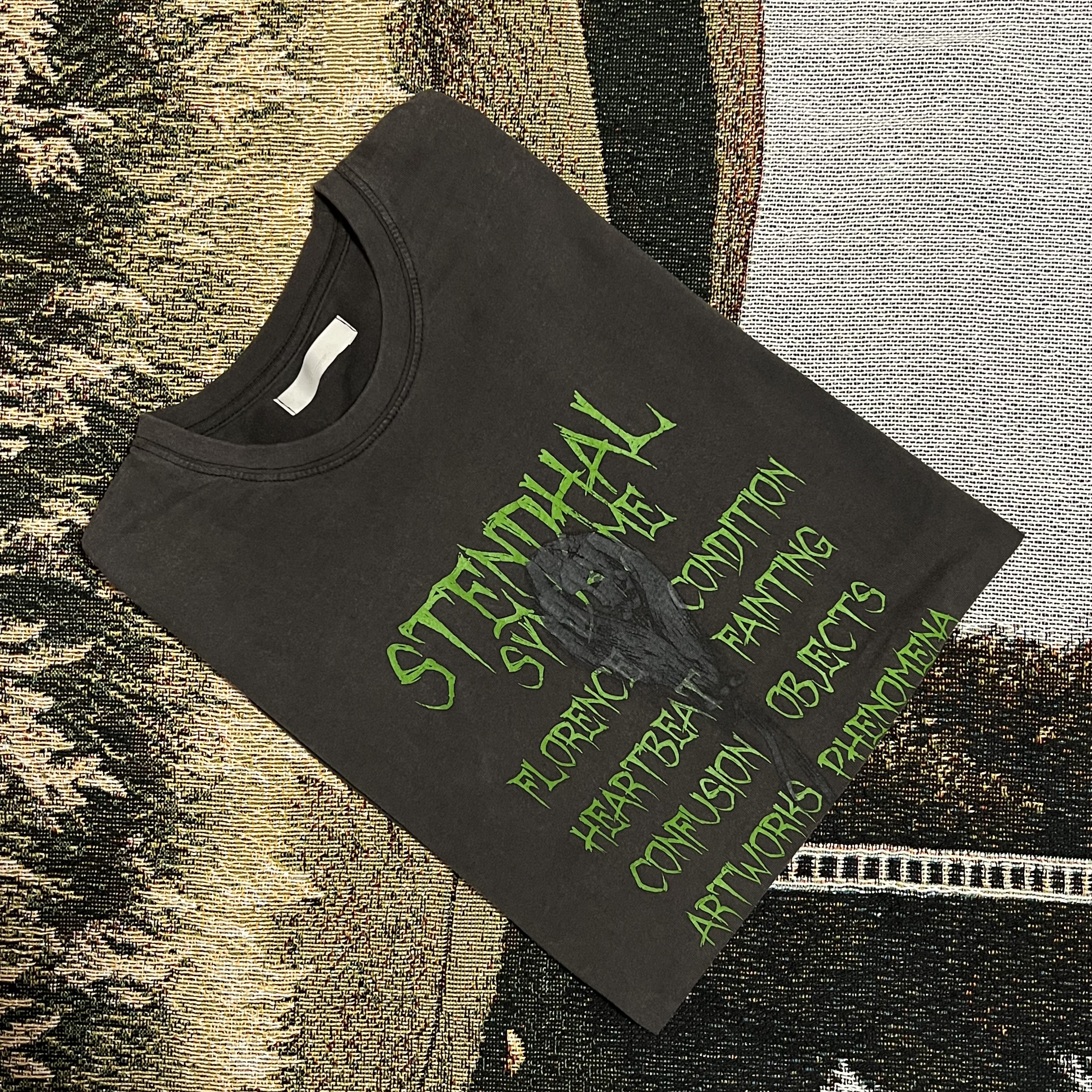Undermycar Stendhal Vintage Washed T-Shirt Green Ash - 23FW (The Hyundai Seoul Exclusive) 착용 스타일