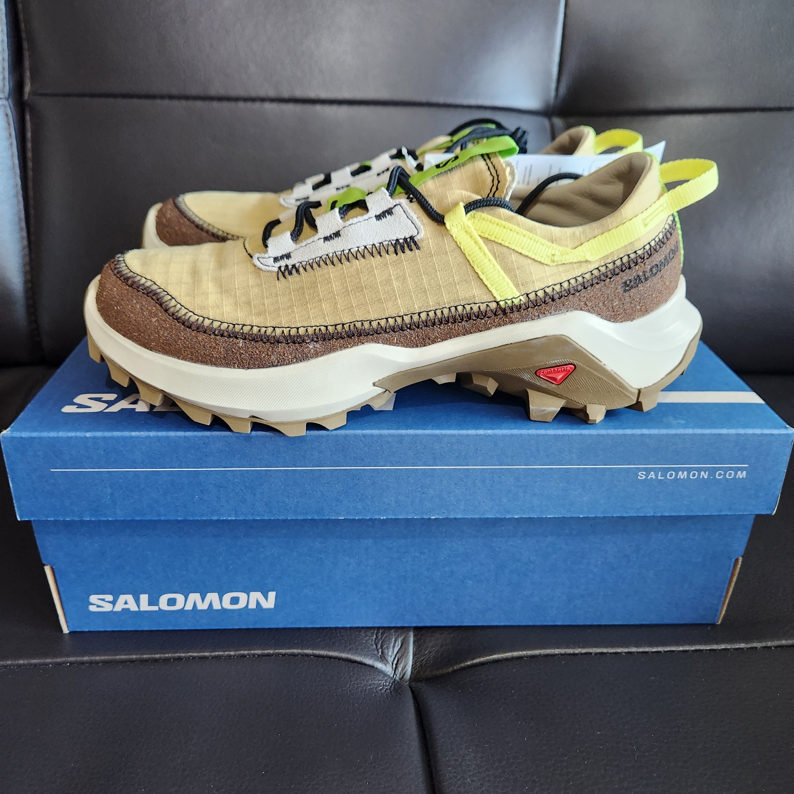 Salomon x Ranra Cross Pro Better Cathay Spice Kelp 착용 스타일