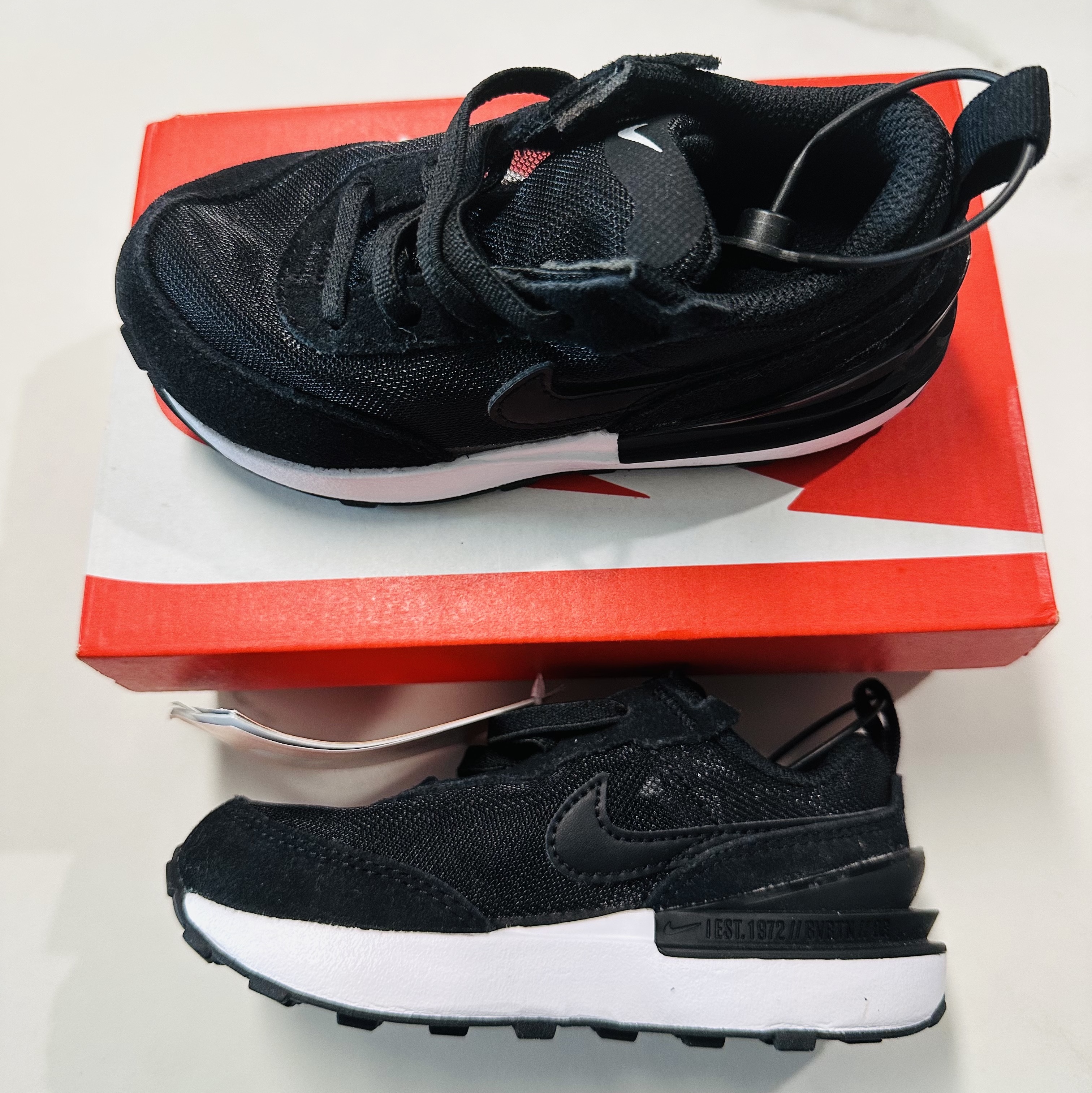 (TD) Nike Waffle One Black 착용 스타일 - 2