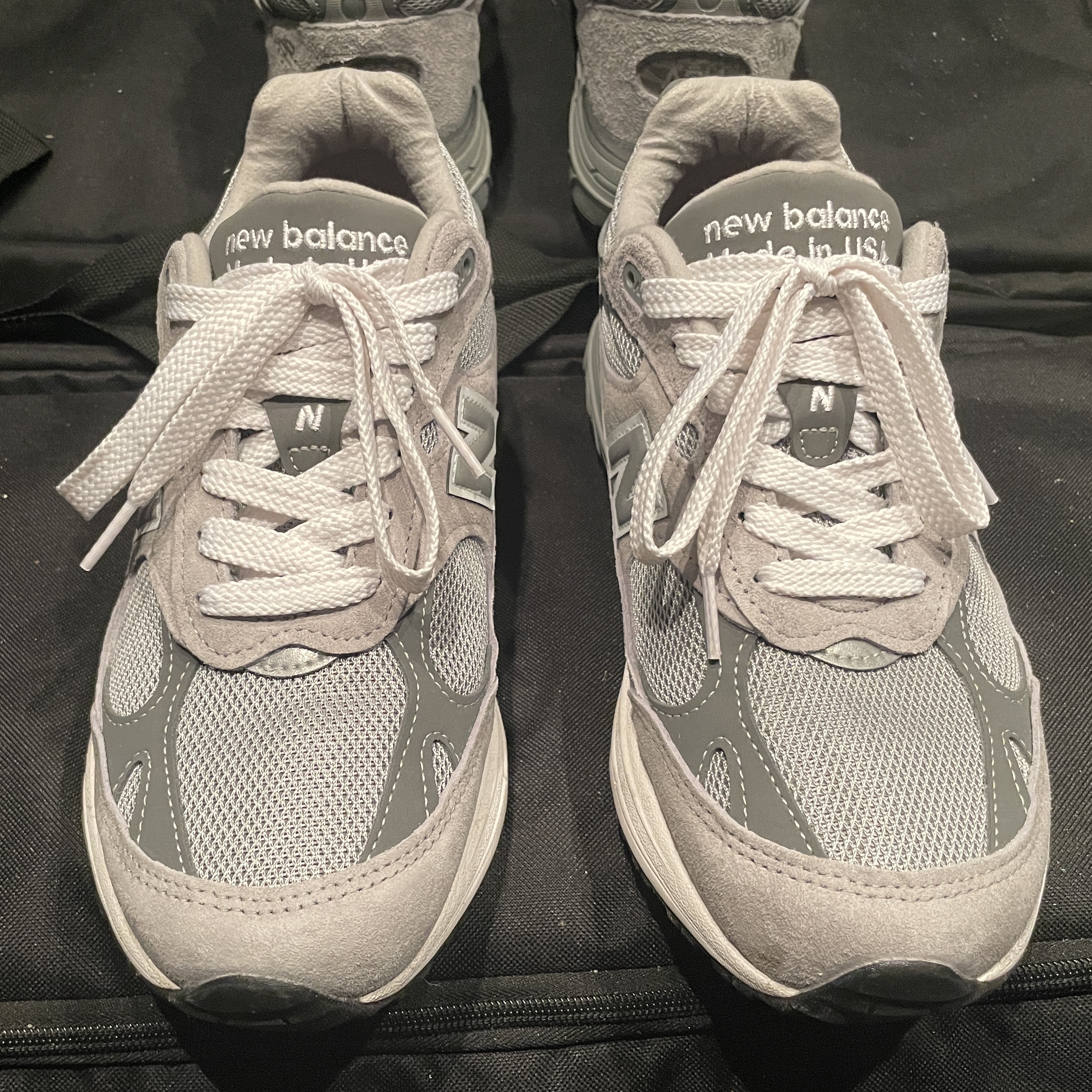 New Balance 993 Made in USA Grey - 2E Wide, New Balance 991 Made in UK Navy 착용 스타일 - 2