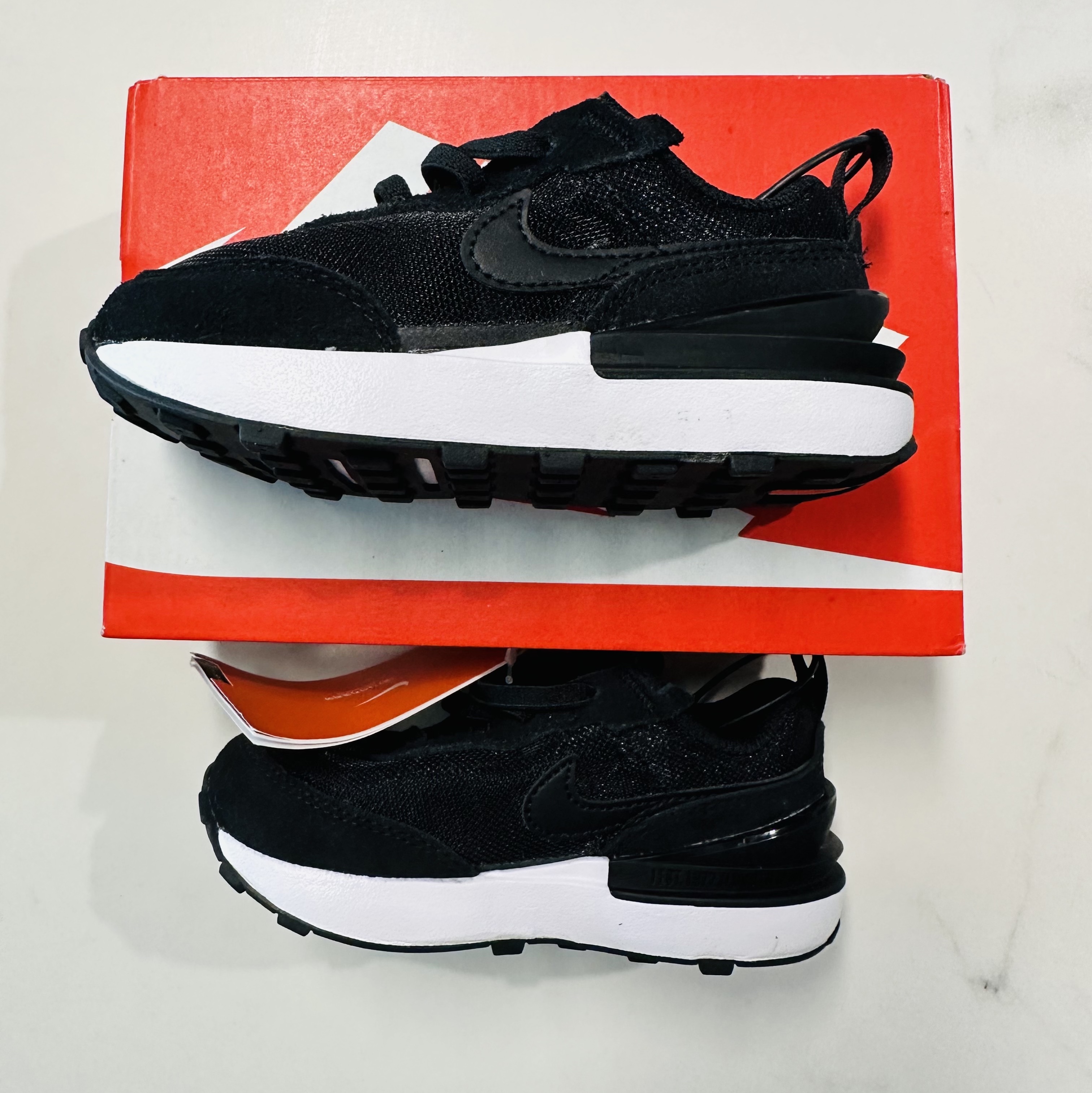 (TD) Nike Waffle One Black 착용 스타일 - 1