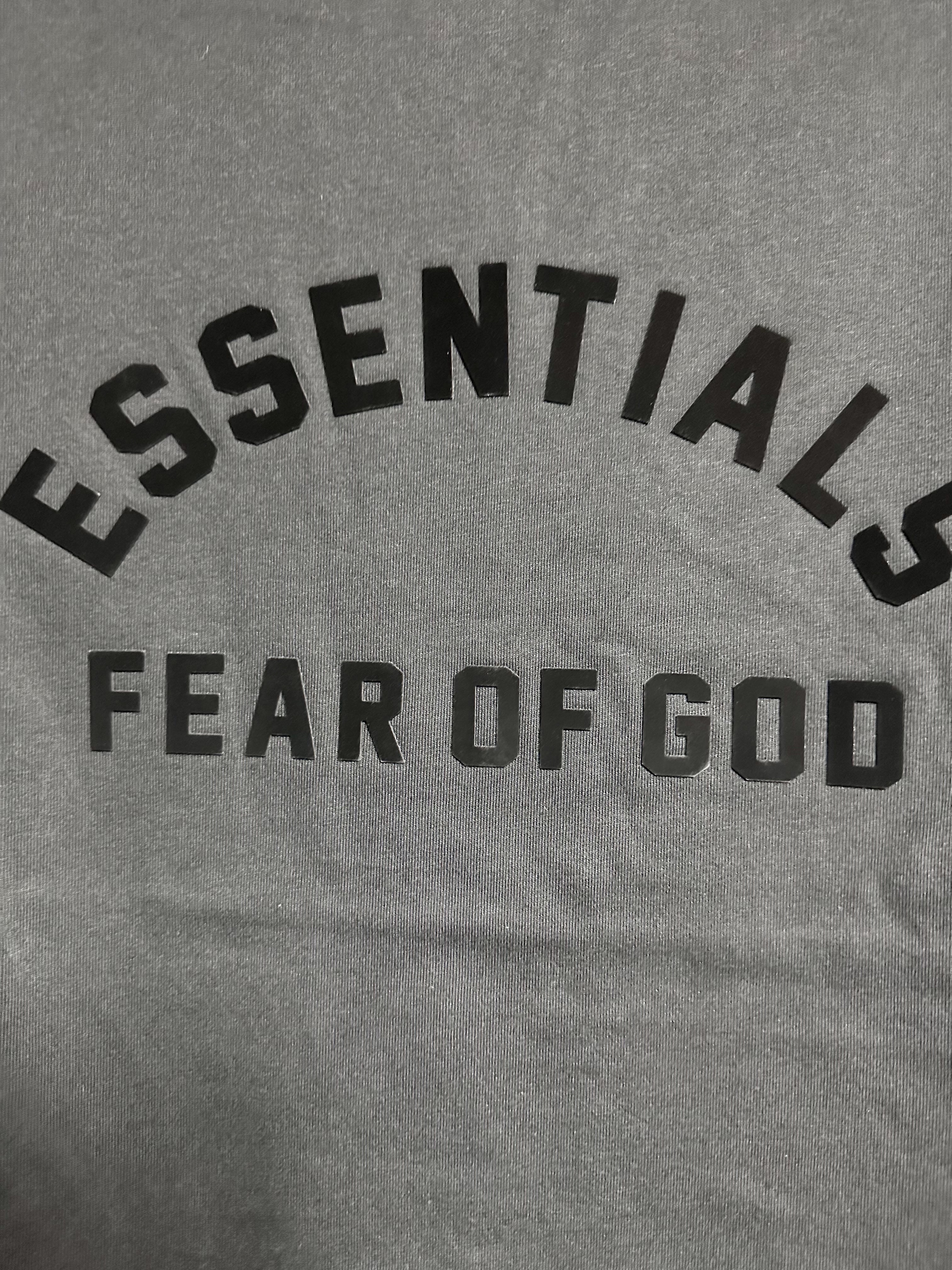 Essentials The Black Collection T-Shirt Black - 23SS 착용 스타일 - 1