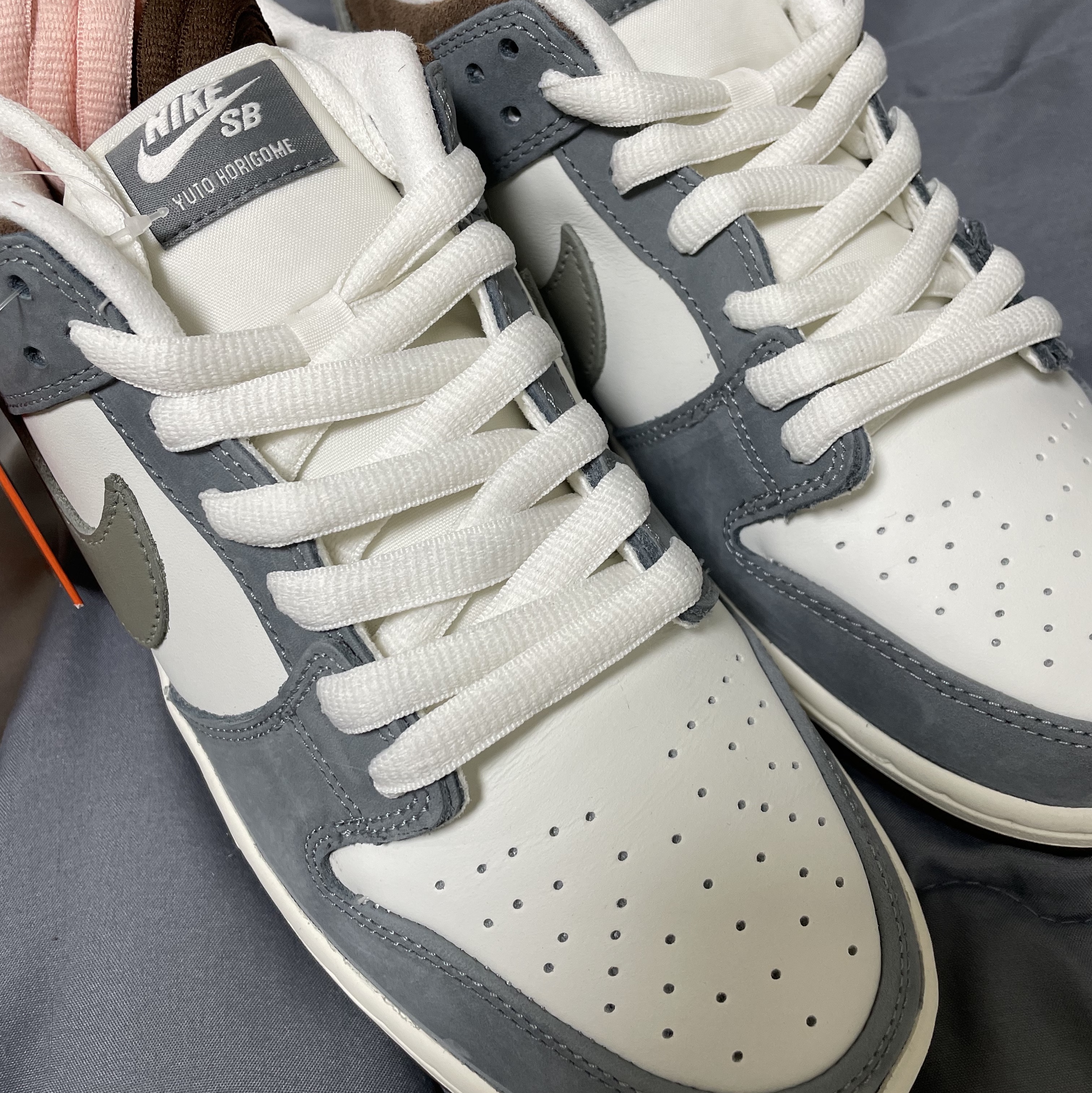 Nike x Yuto Horigome SB Dunk Low Wolf Grey 착용 스타일
