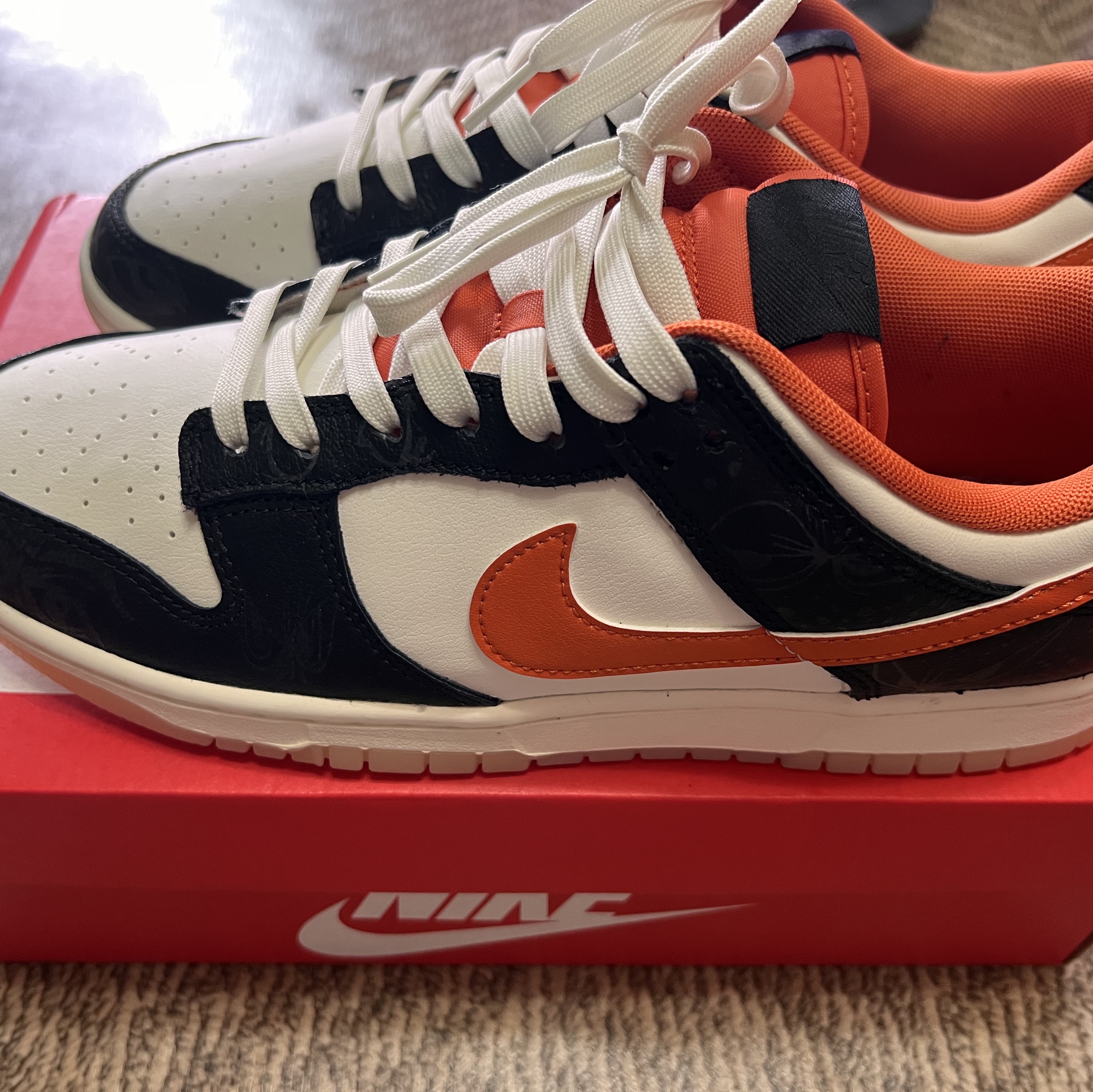 Nike Dunk Low Retro PRM Halloween 착용 스타일 - 4