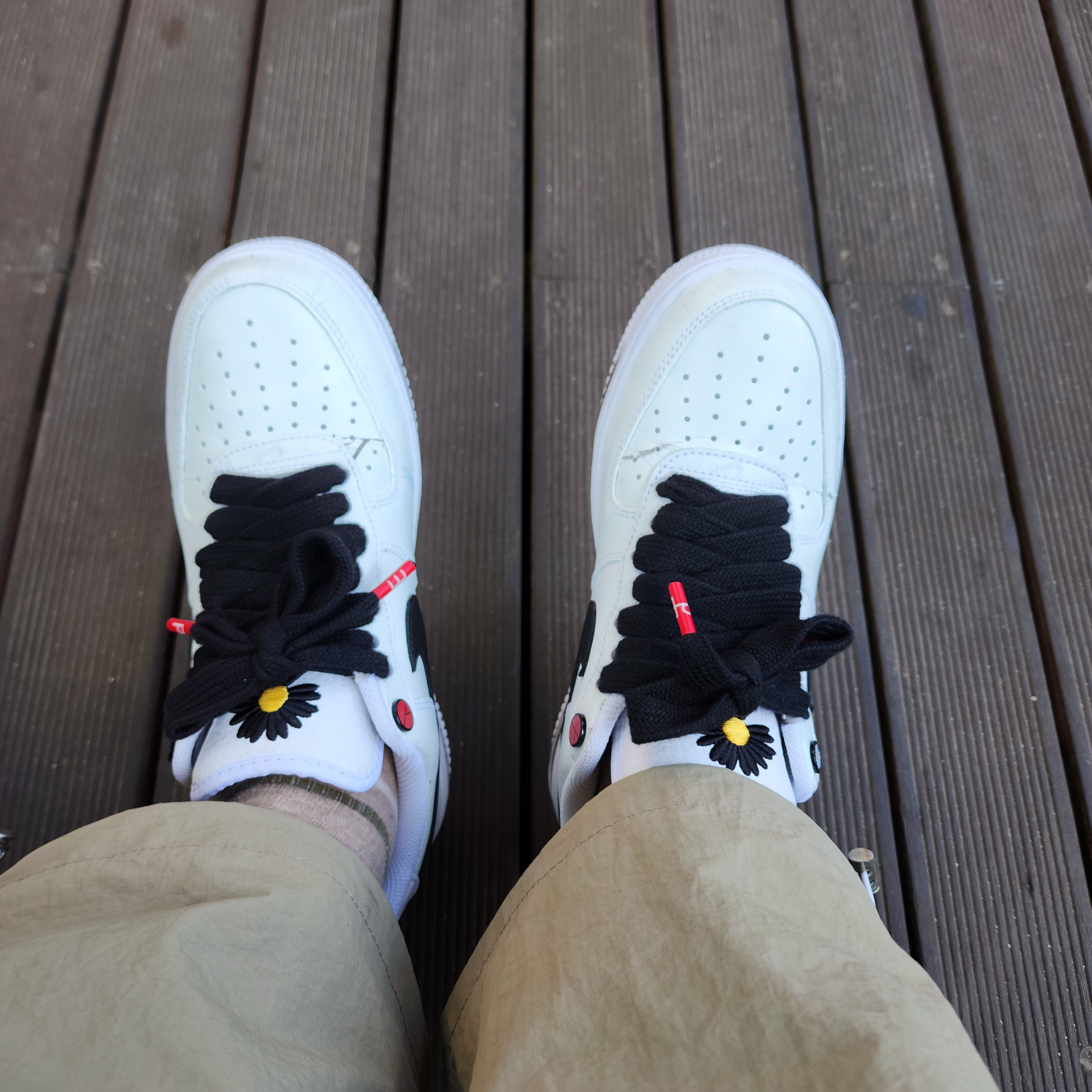 Nike x Peaceminusone Air Force 1 Low Para-Noise 2.0 착용 스타일 - 2