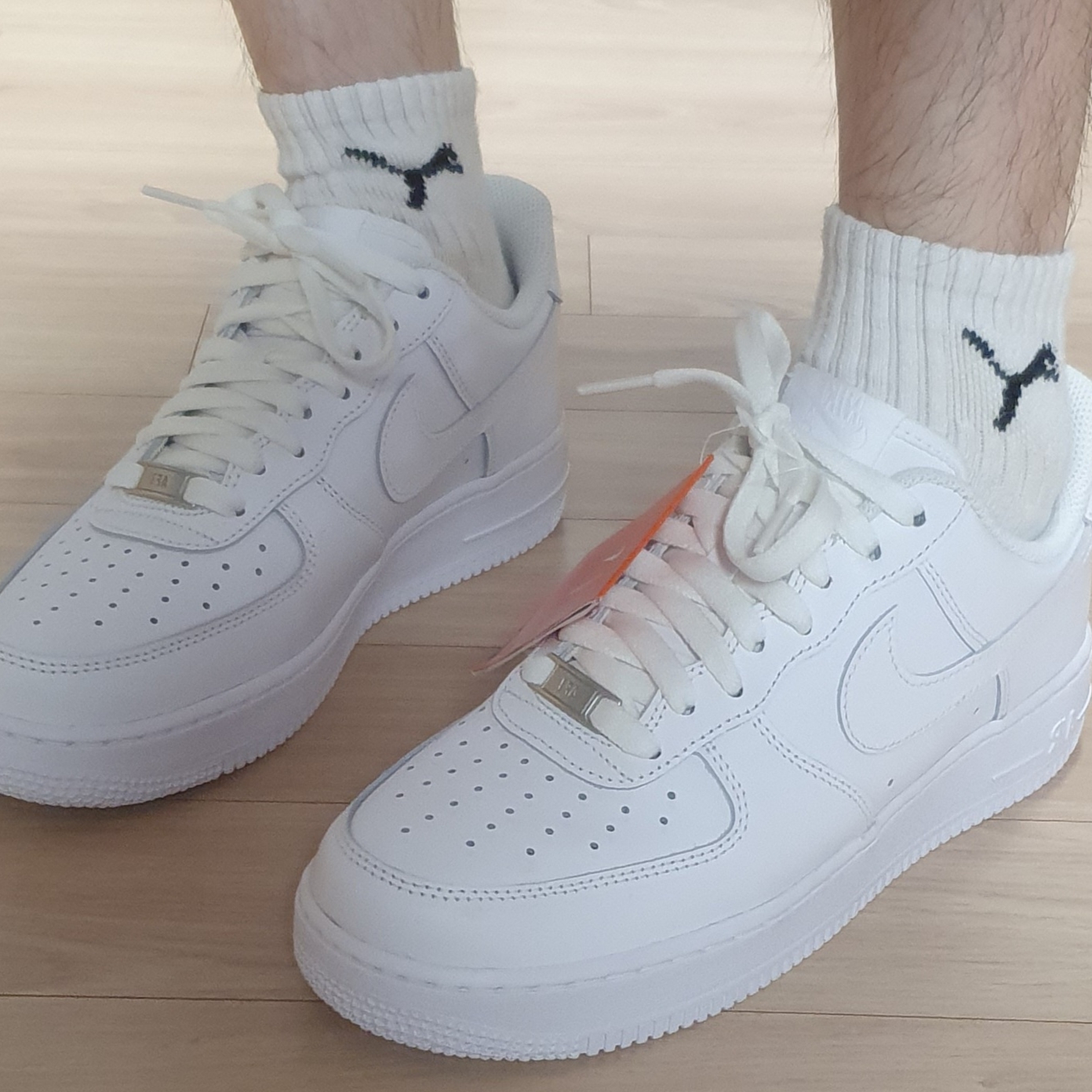 Nike Air Force 1 '07 Low White 착용 스타일 - 2
