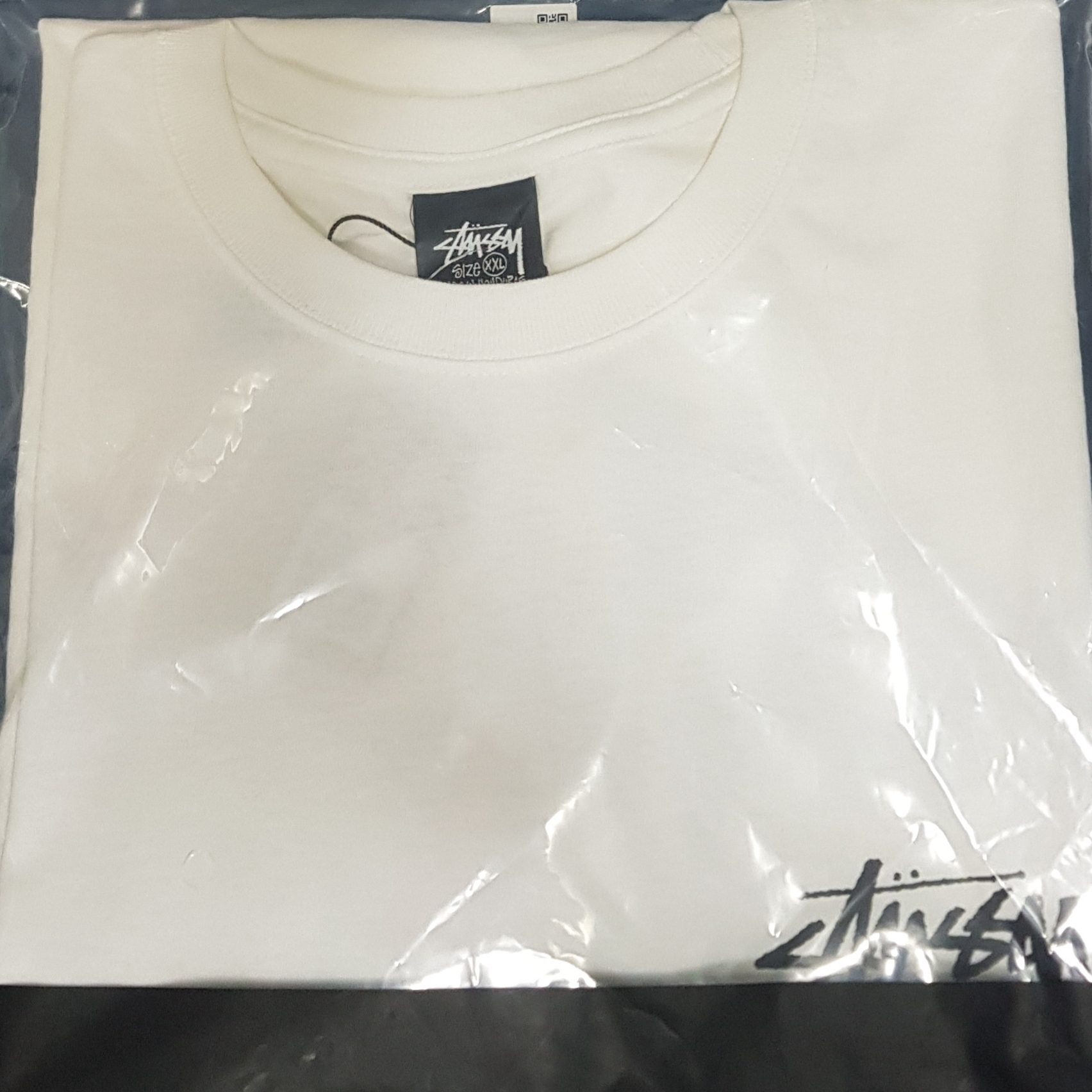 Stussy Plush T-Shirt White 착용 스타일