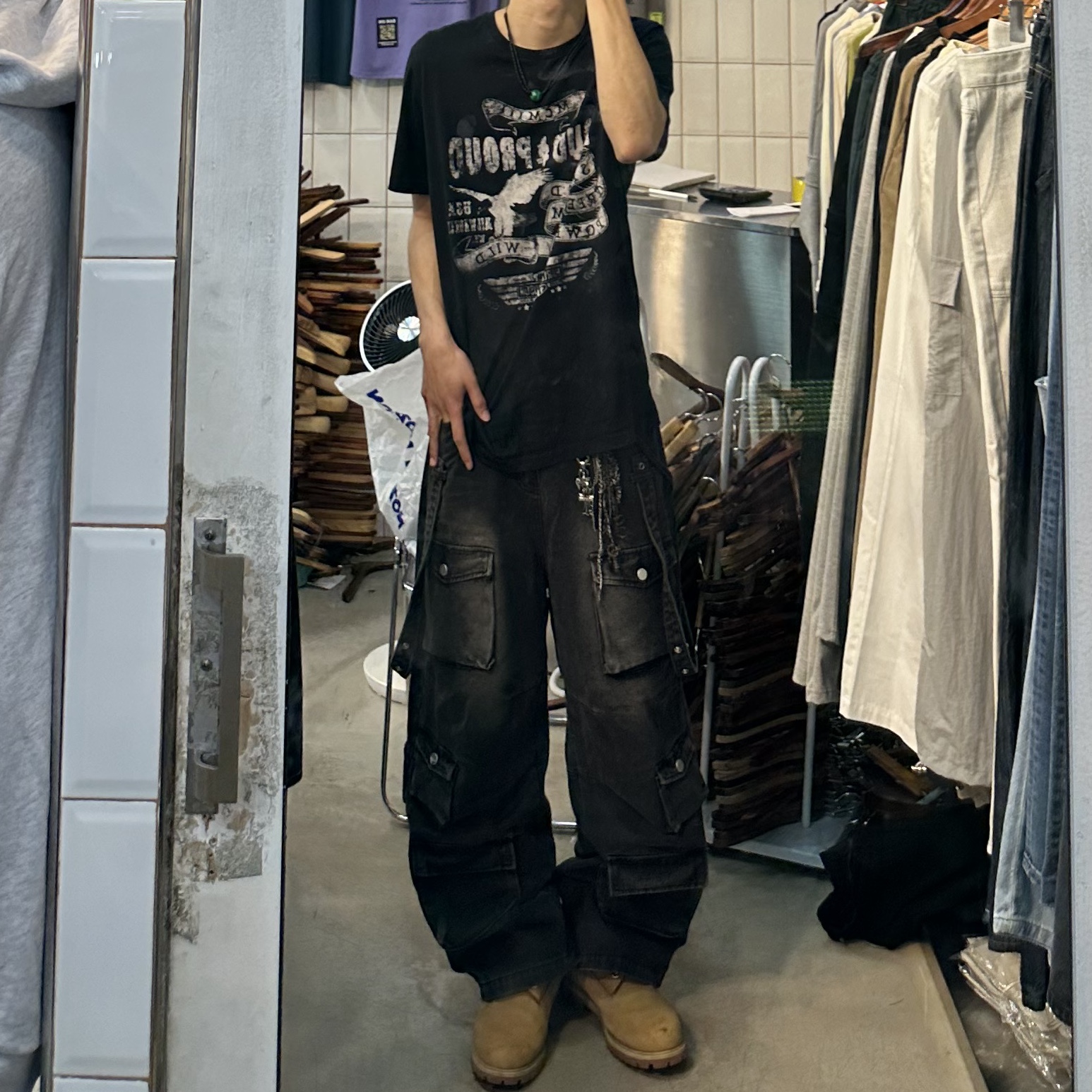Supreme Metal Lighter Holster - 19SS 착용 스타일