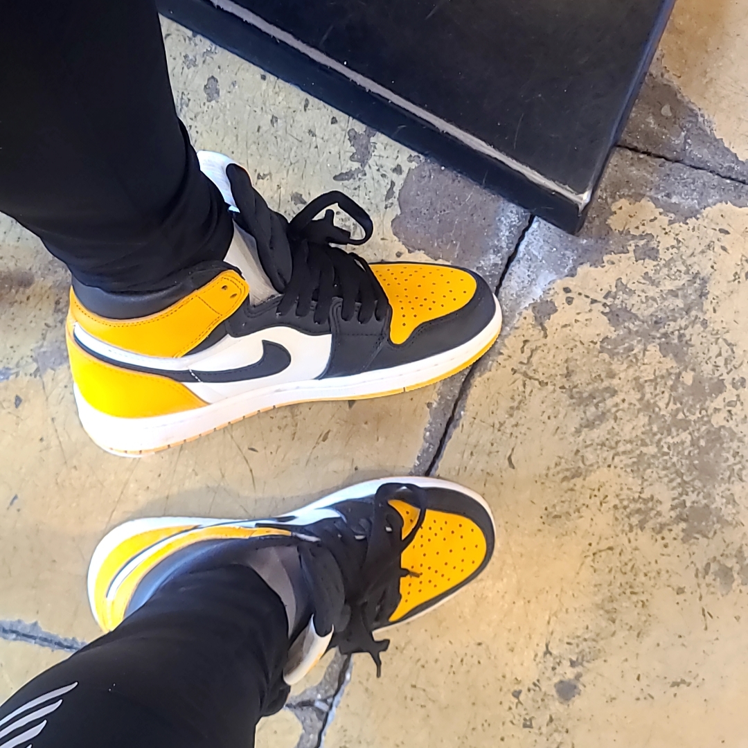 Jordan 1 Retro High OG Taxi 착용 스타일