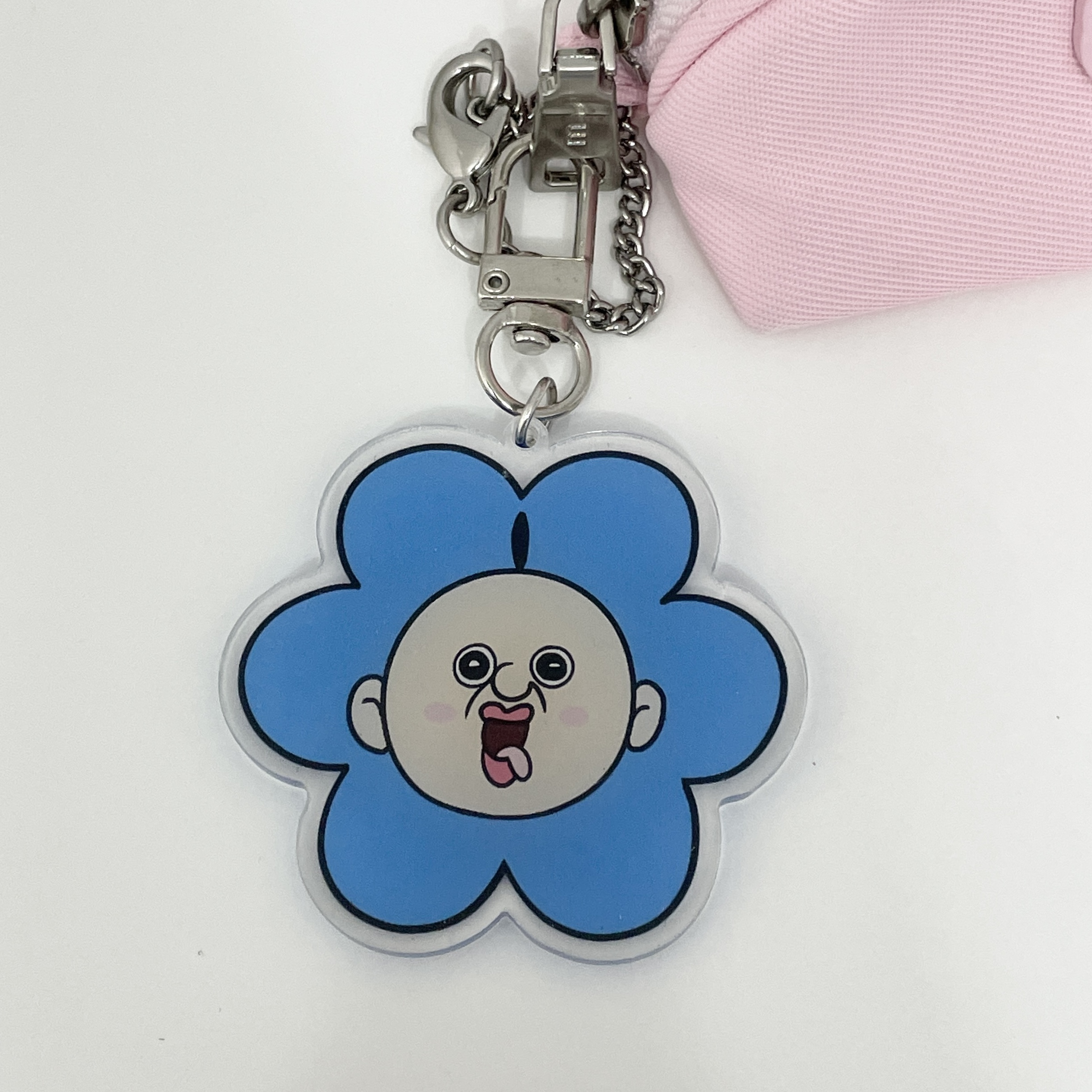 Bbangbbang Poem Of Flower Acrylic Keyring 착용 스타일 - 2