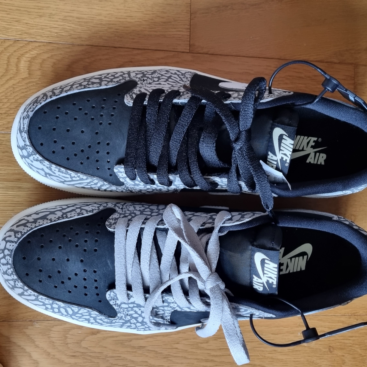Jordan 1 Retro Low OG Black Cement 착용 스타일