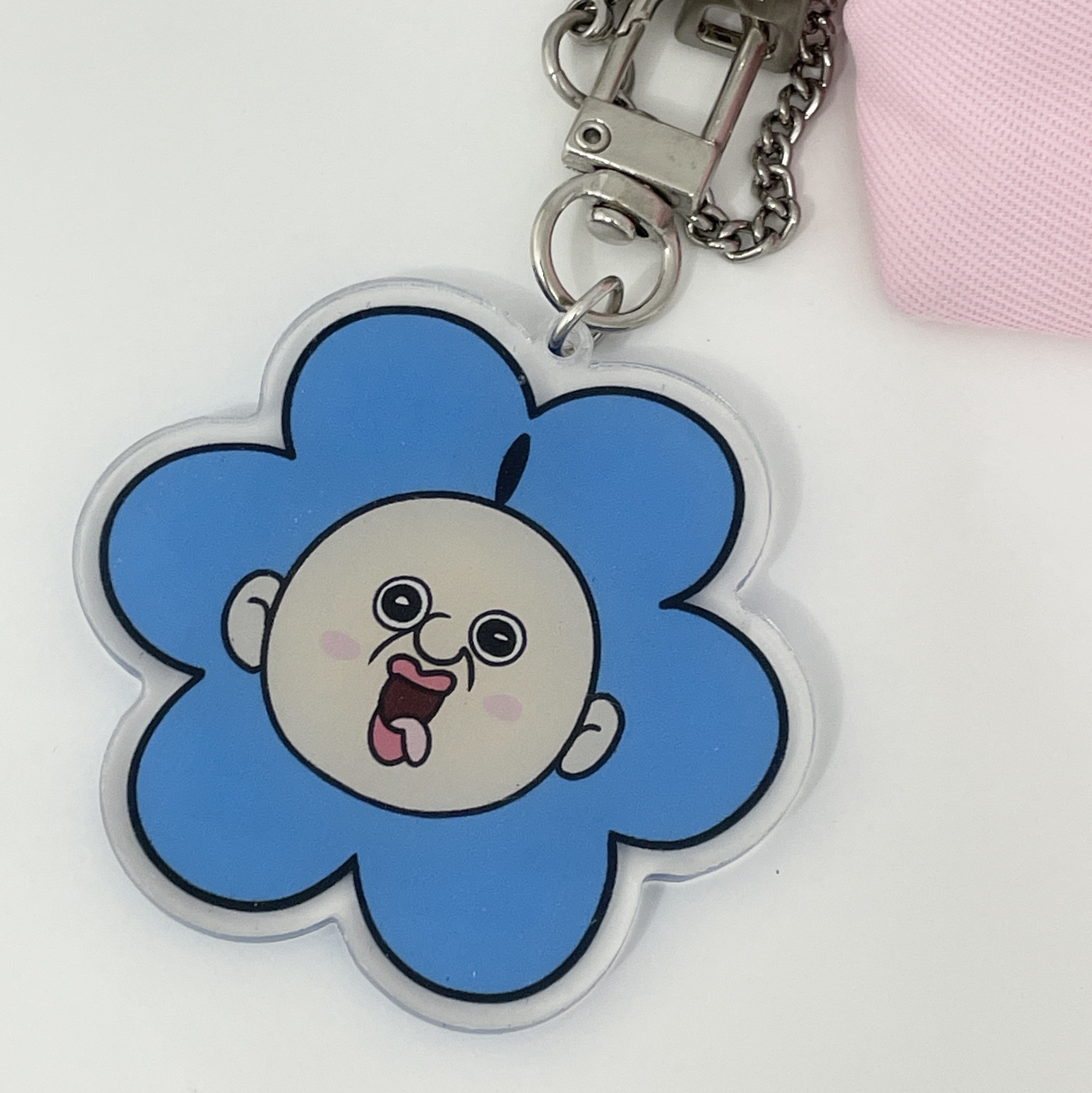 Bbangbbang Poem Of Flower Acrylic Keyring 착용 스타일 - 1
