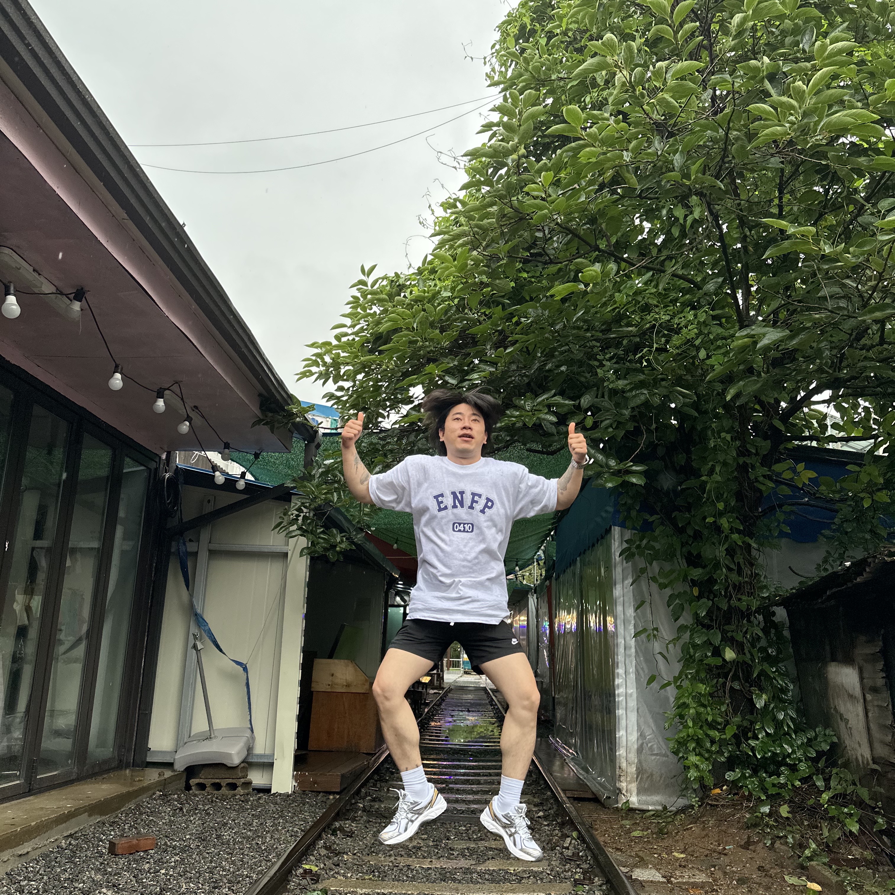 Asics GT-2160 White Pure Silver 착용 스타일