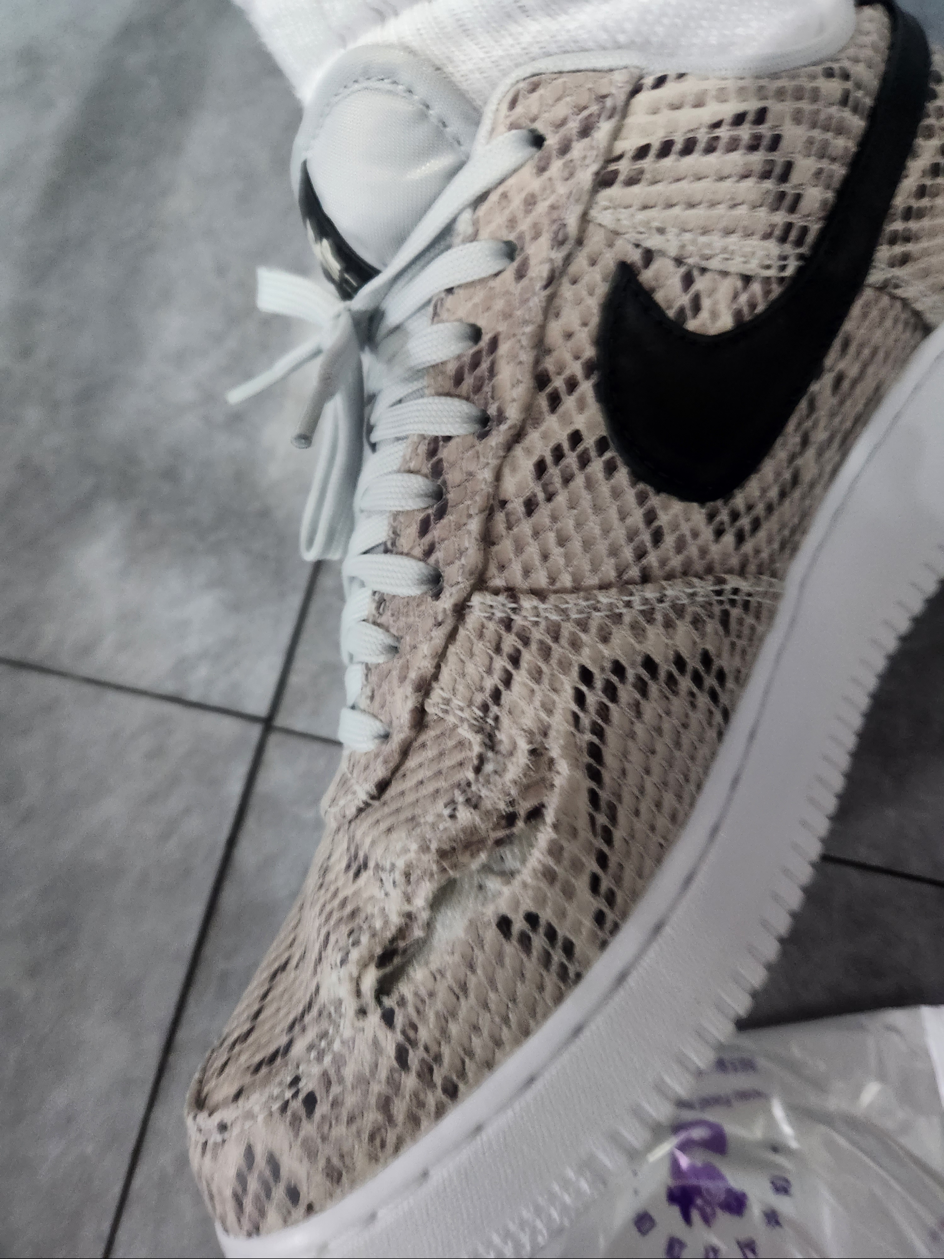 Nike Air Force 1 Low Snakeskin 2019 착용 스타일