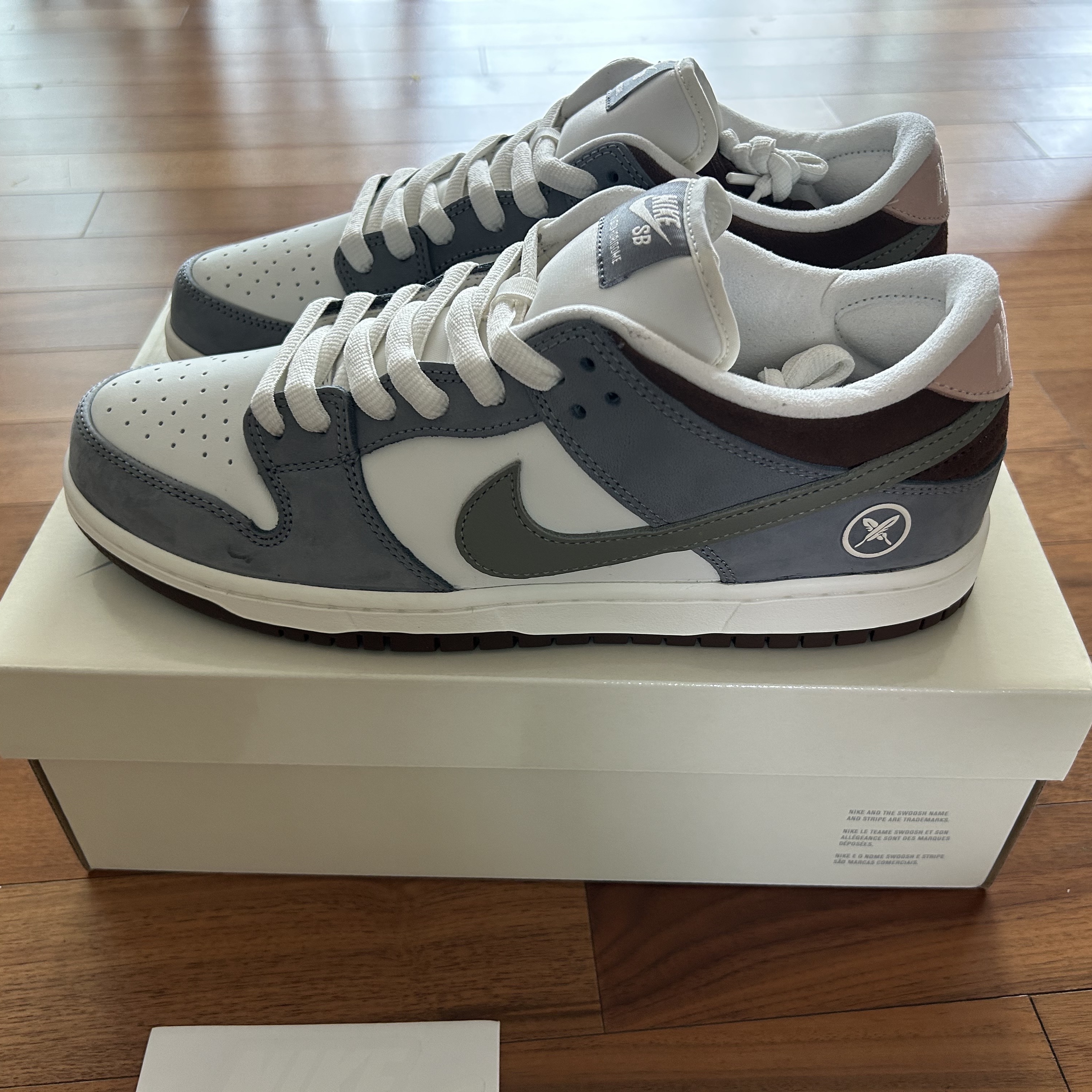 Nike x Yuto Horigome SB Dunk Low Wolf Grey 착용 스타일 - 2