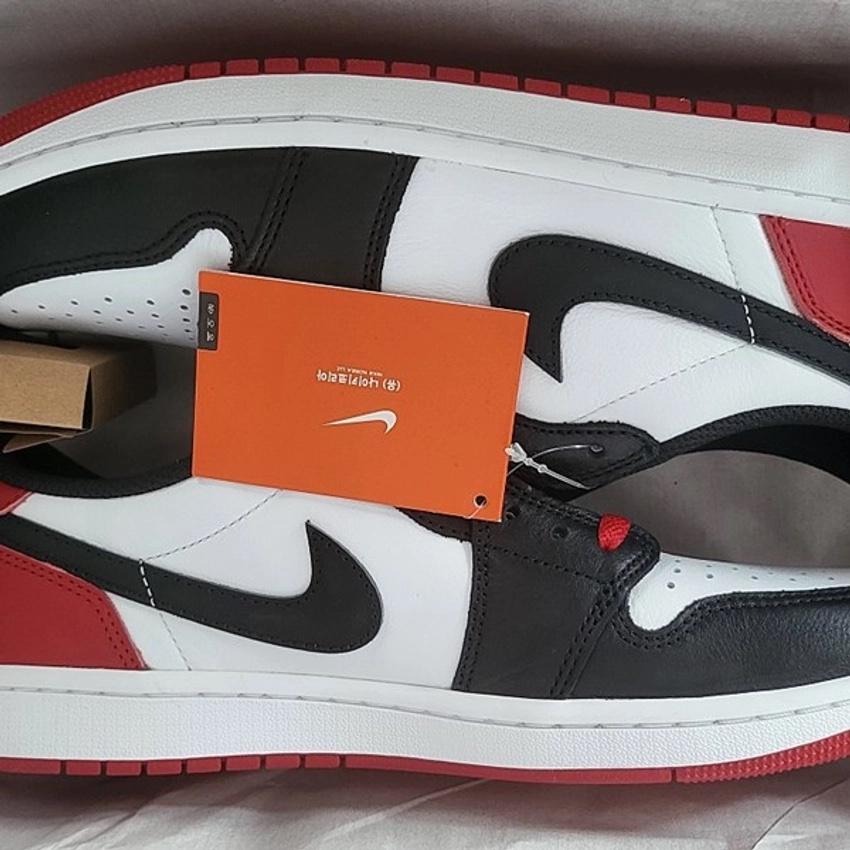 Jordan 1 Retro Low OG Black Toe 착용 스타일