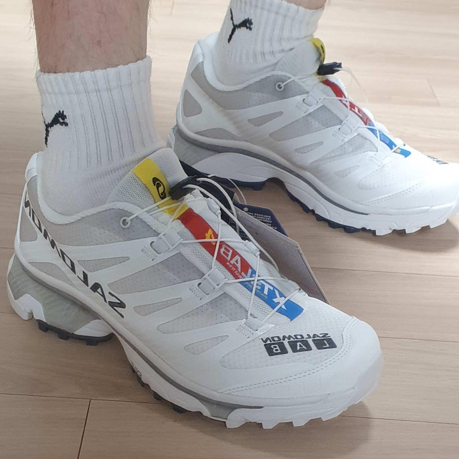 Salomon XT-6 ADV White 착용 스타일 - 2