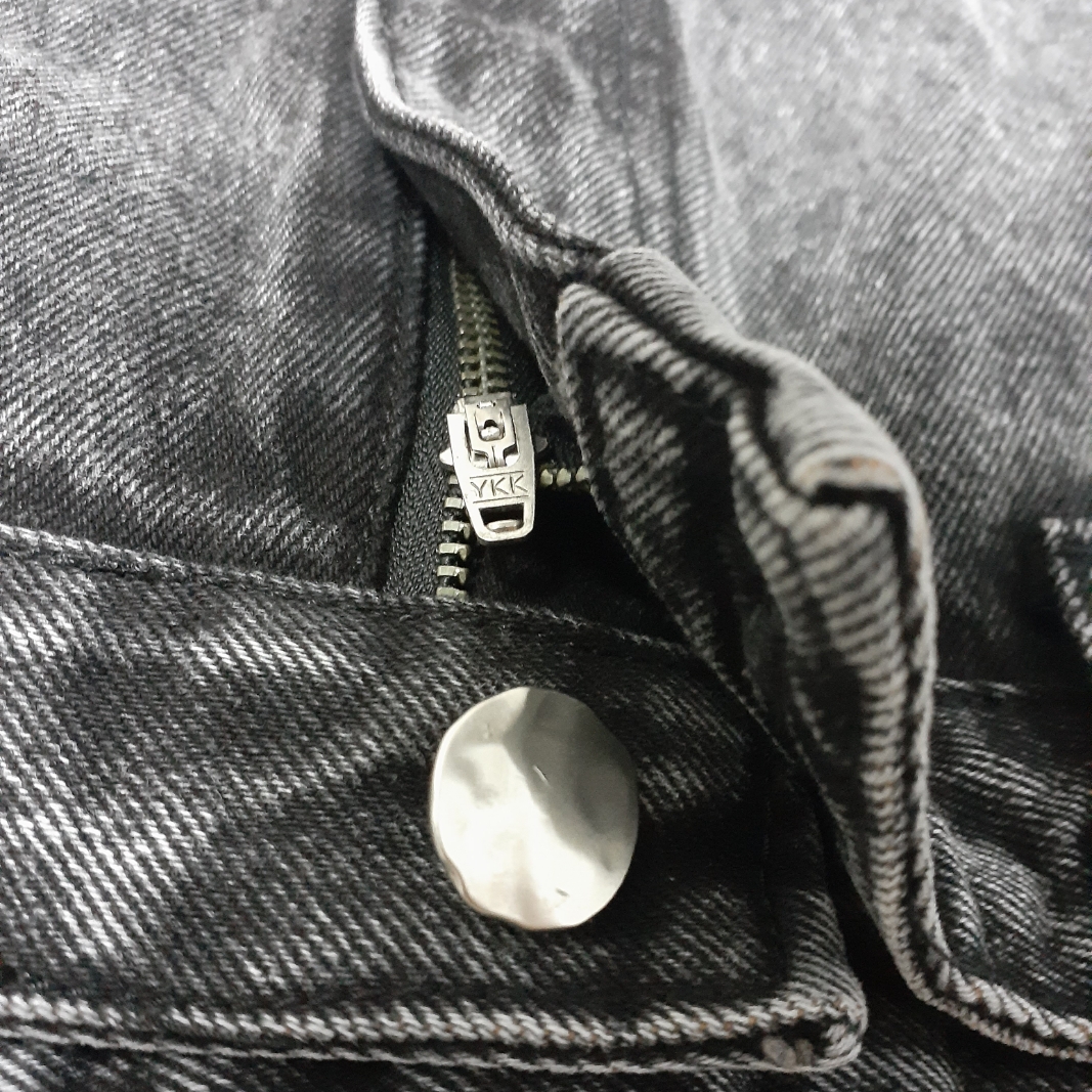 Ader Error Sig; TRS Tag Jeans 03 Noir 착용 스타일