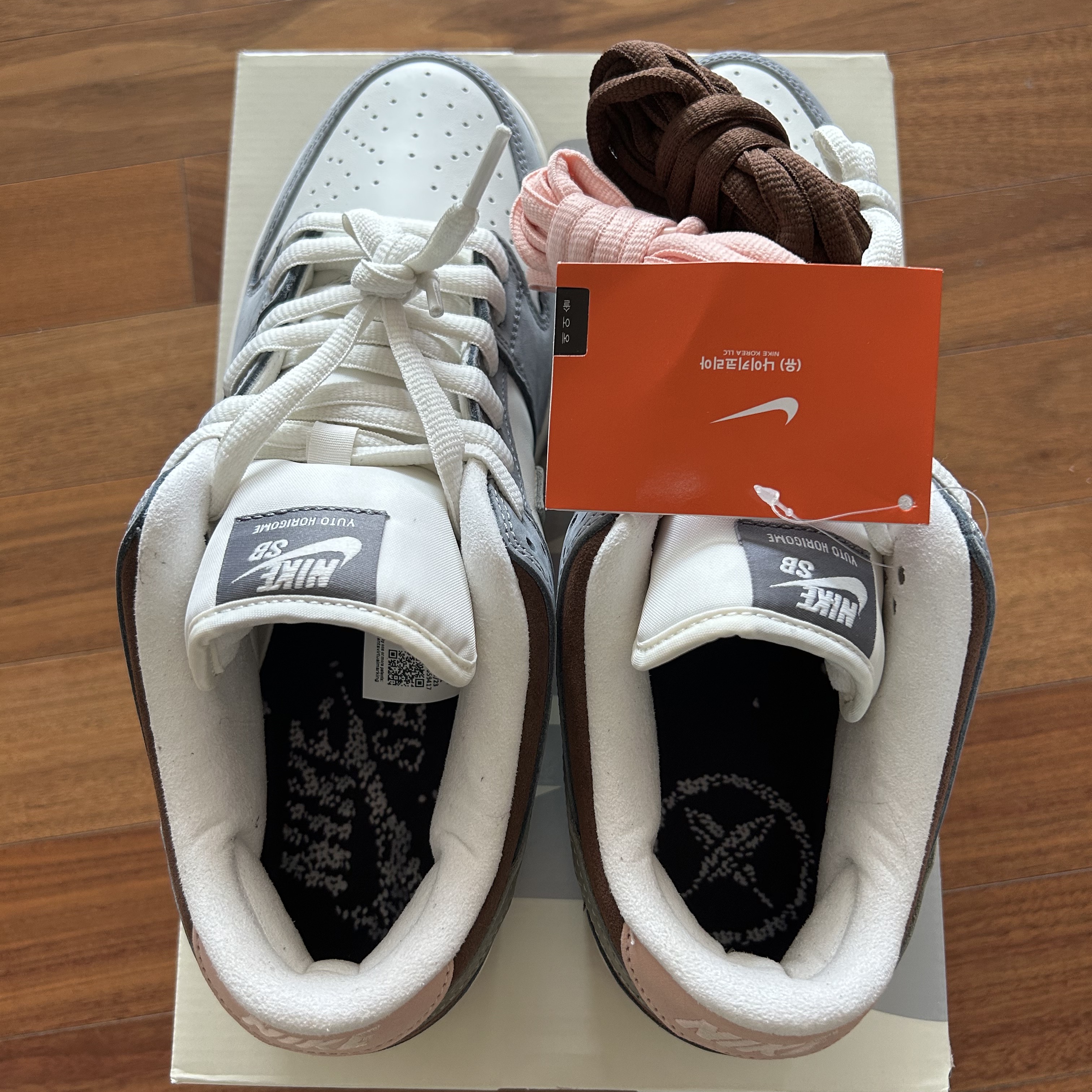 Nike x Yuto Horigome SB Dunk Low Wolf Grey 착용 스타일 - 1