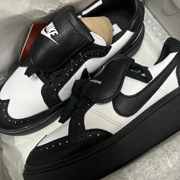 Nike x Peaceminusone Kwondo1 Black and White 착용 스타일