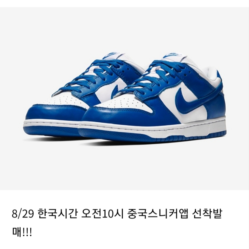 Nike Dunk Low SP Kentucky 2022 착용 스타일 - 1
