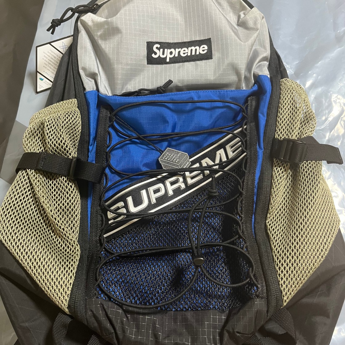 インターネットサイト Supreme Backpack Blue 23FW | elfaroukegy.com