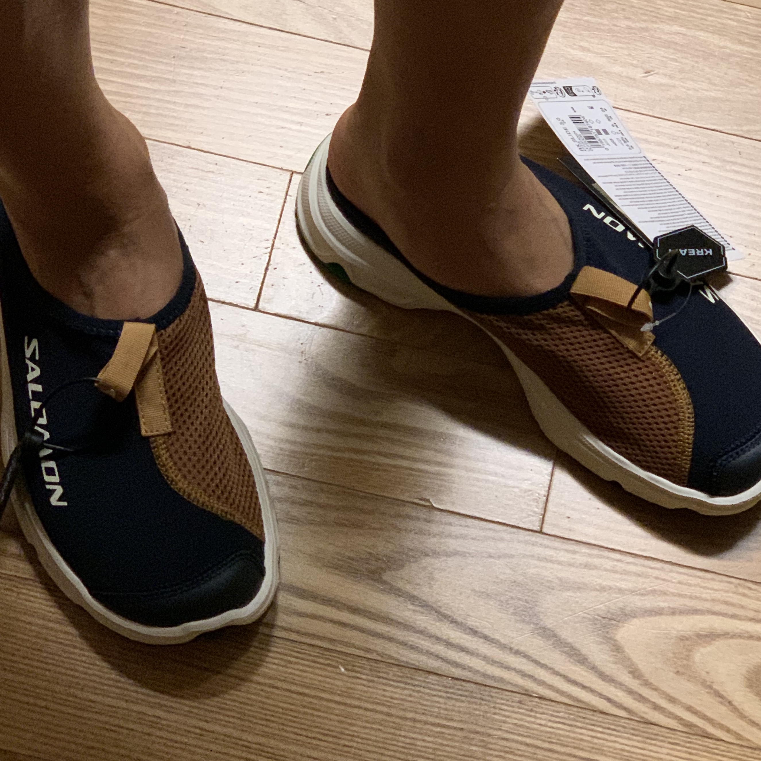 Salomon RX Slide 3.0 Dark Sapphire 착용 스타일