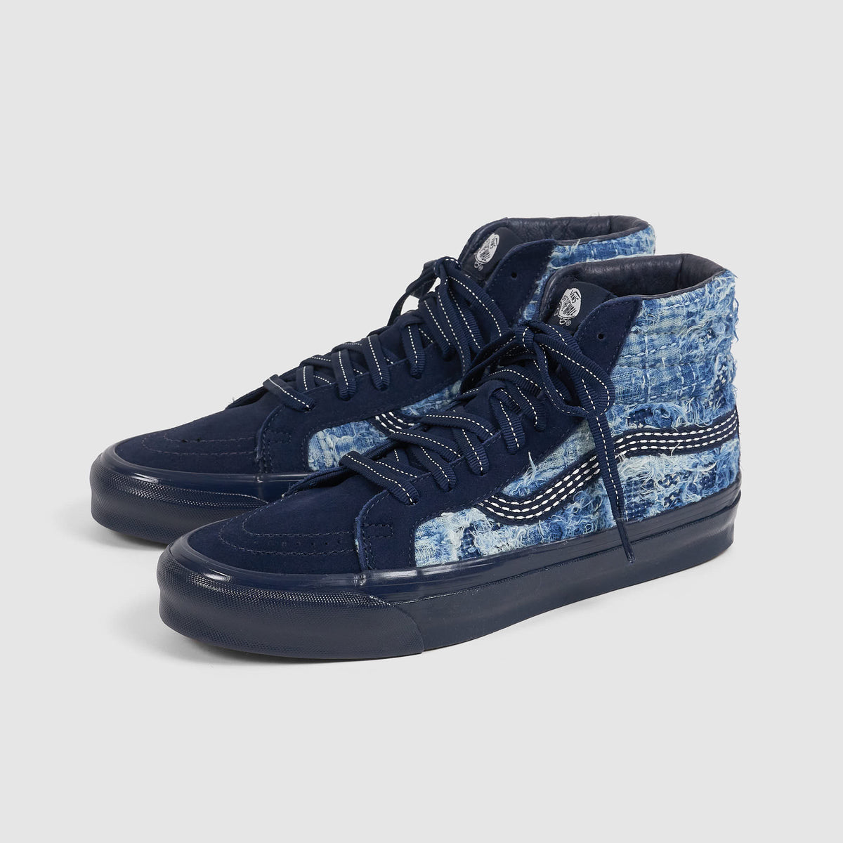 Vans Vault x FDMTL OG Sk8-Hi LX Indigo 착용 스타일 - 1