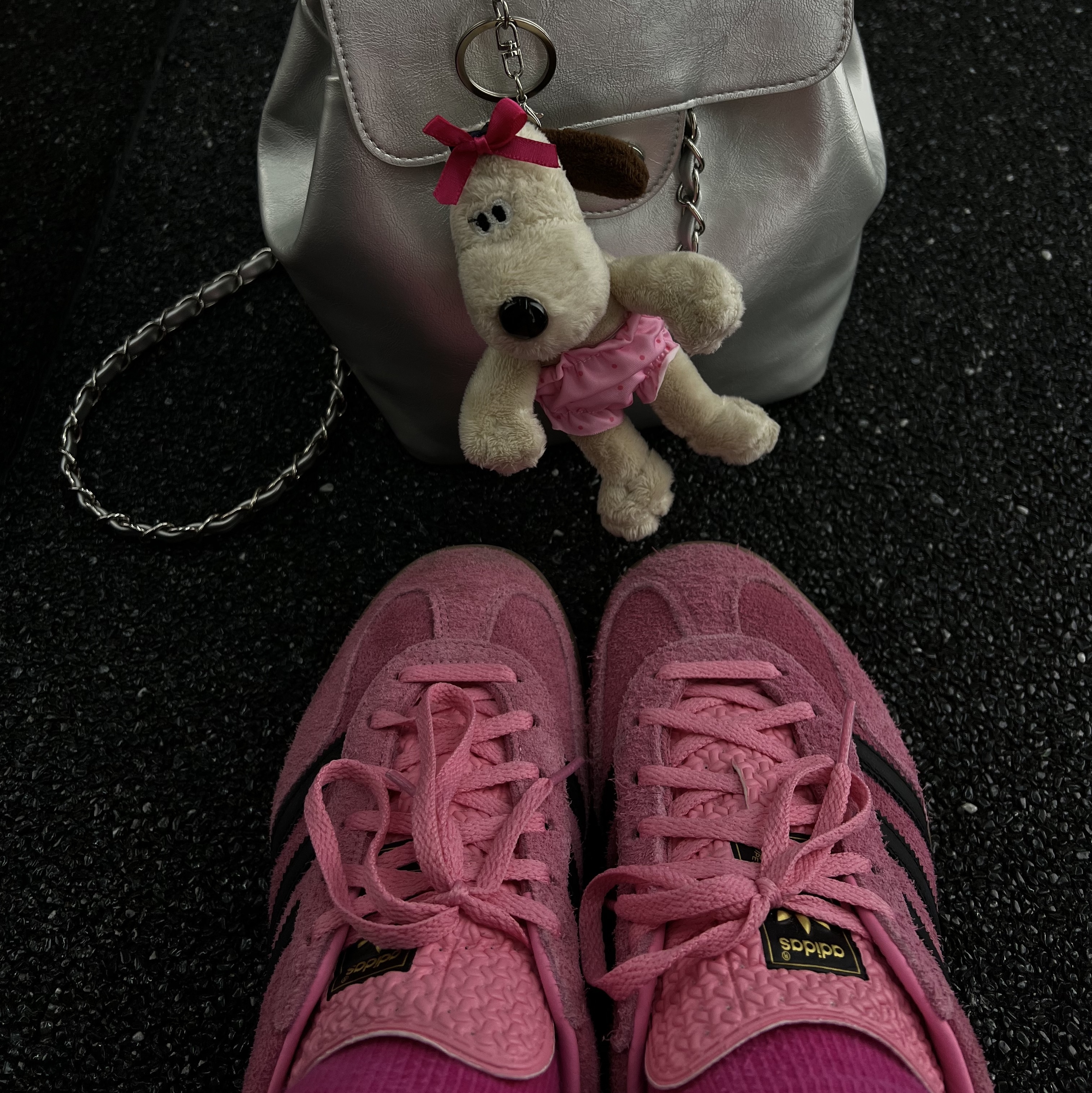 (W) Adidas Gazelle Indoor Bliss Pink 착용 스타일