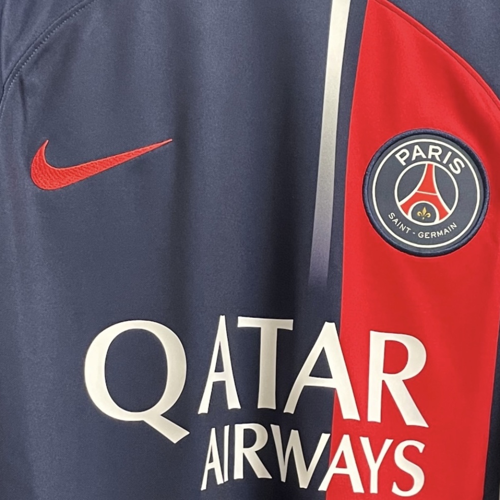 Nike Paris Saint-Germain 2023/24 Dri-Fit Stadium Home Jersey Midnight Navy (Non Marking Ver.) 착용 스타일