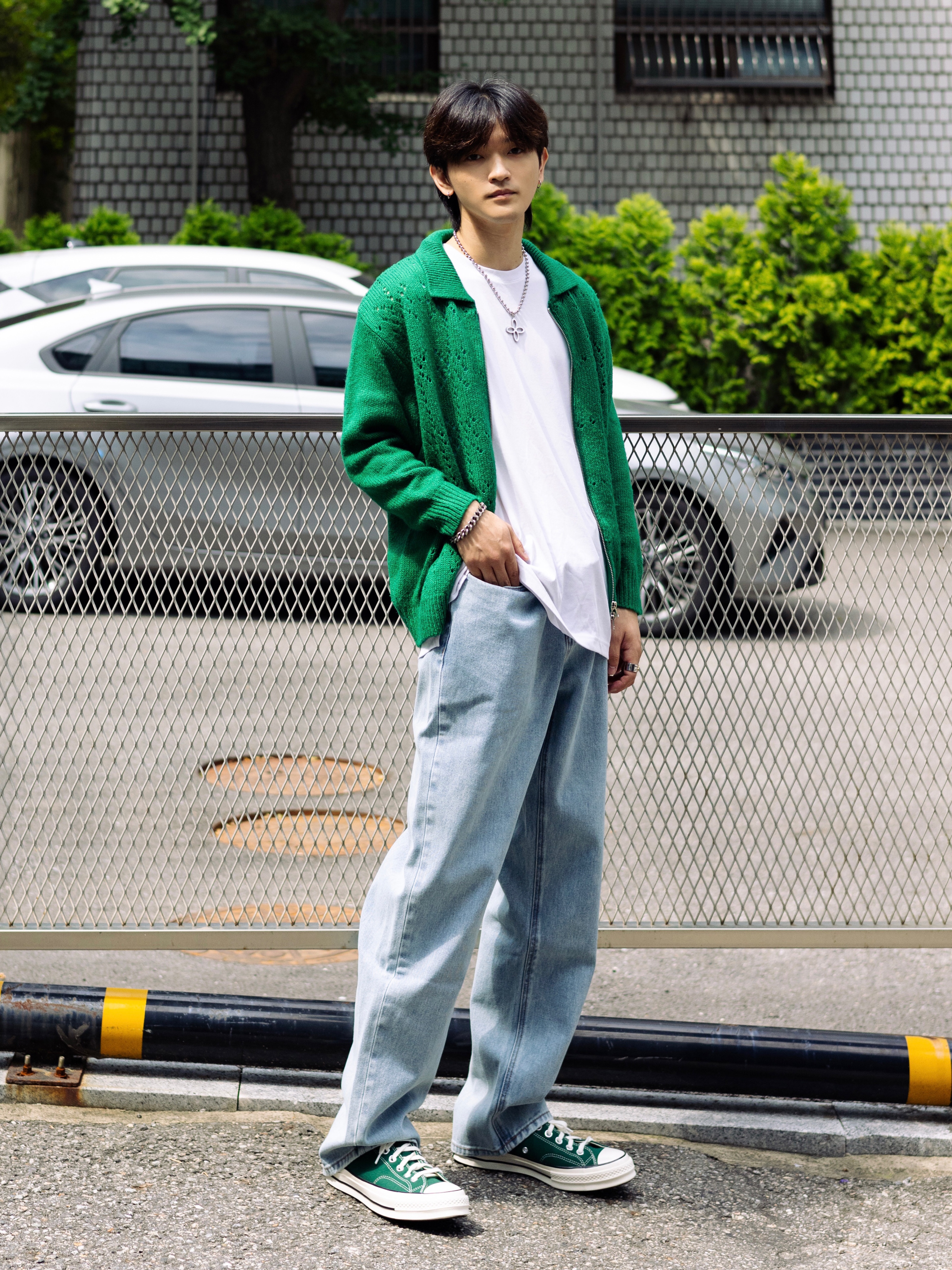 Converse Chuck 70 Ox Green 착용 스타일