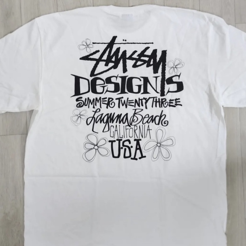 Stussy Summer LB T-Shirt White 착용 스타일