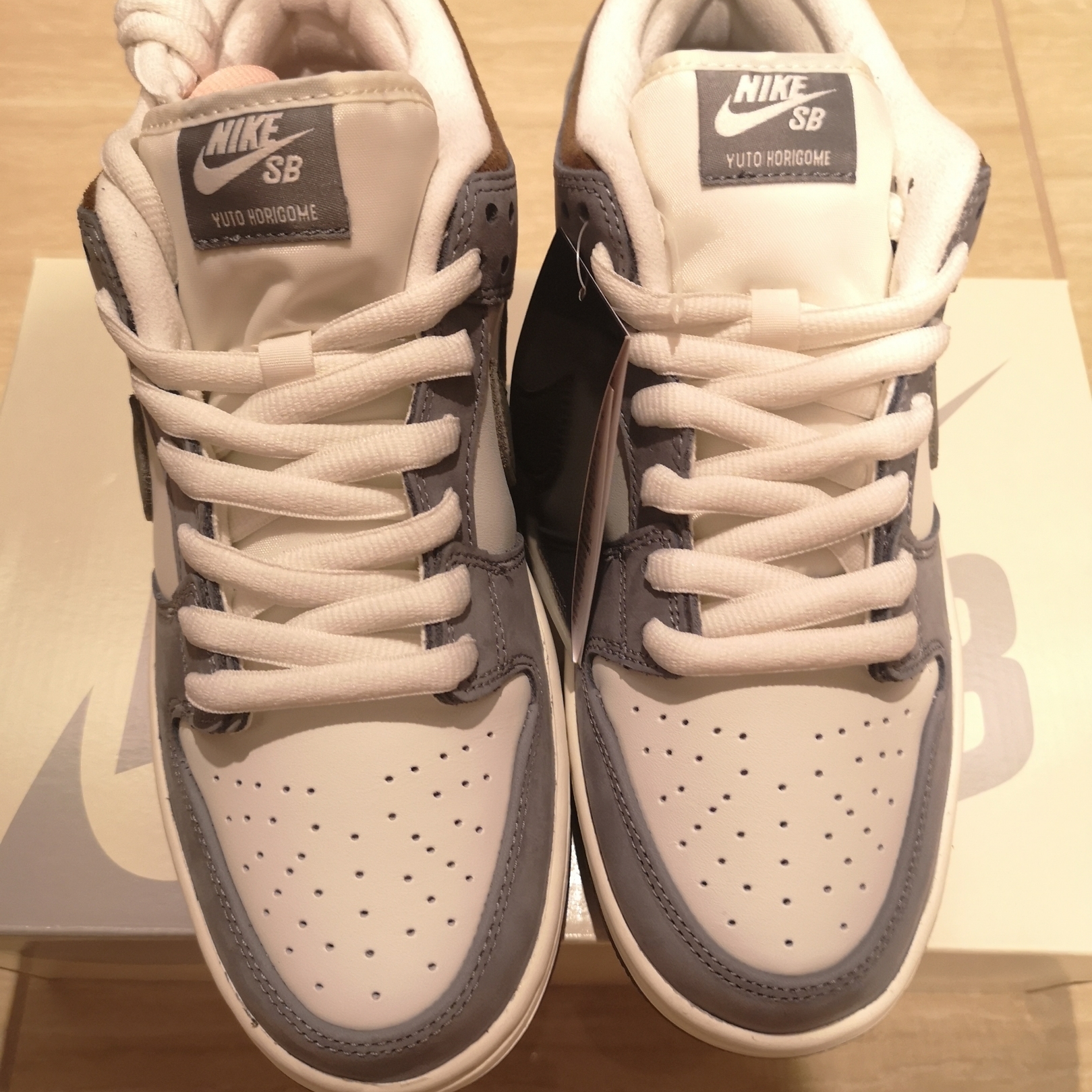 Nike x Yuto Horigome SB Dunk Low Wolf Grey 착용 스타일 - 2