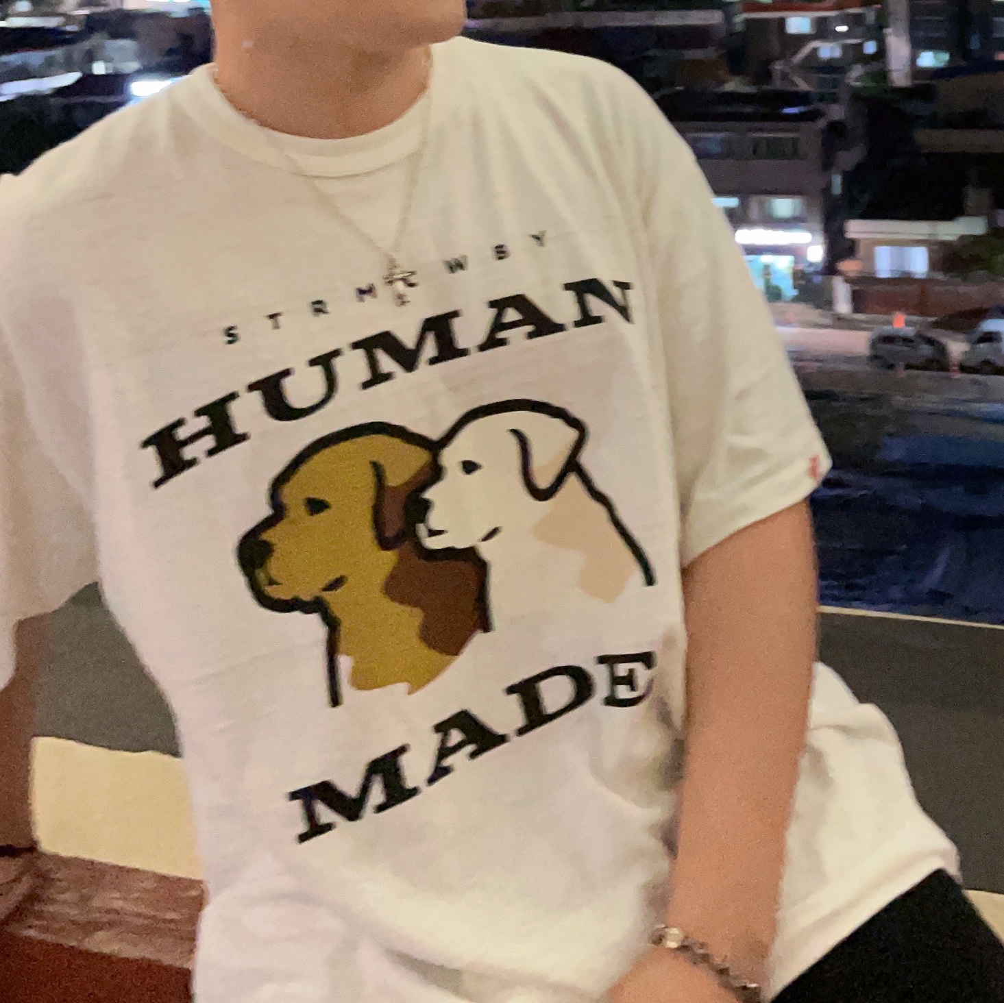 Human Made Graphic T-Shirt #12 White 착용 스타일 - 2