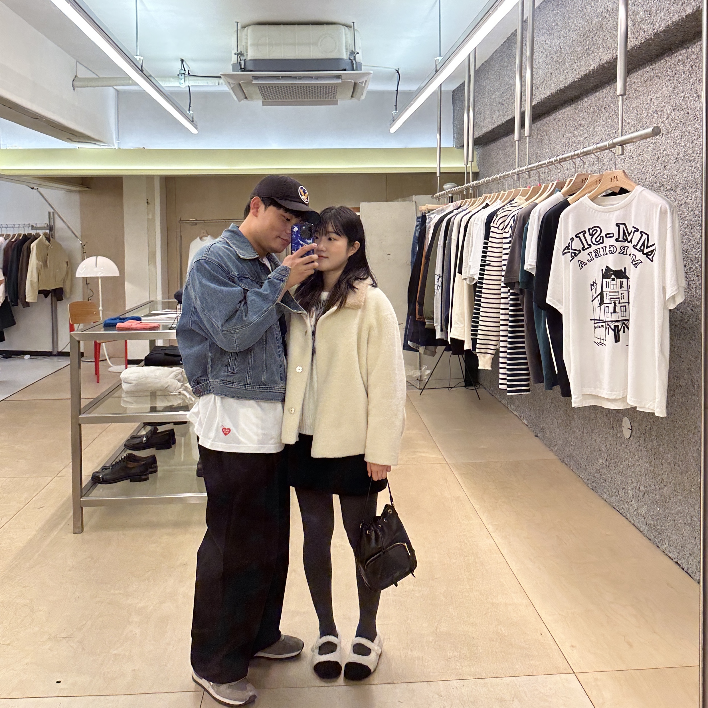 Human Made T-Shirts White (3 Pack) 착용 스타일